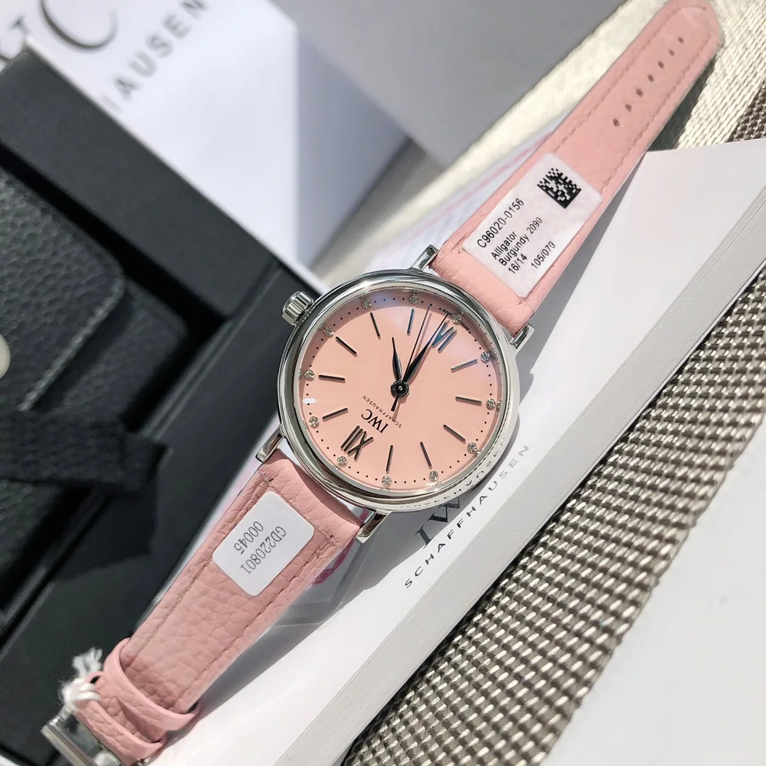 IWC 포르토피노 핑크 다이얼 여성 시계 상세 이미지 5