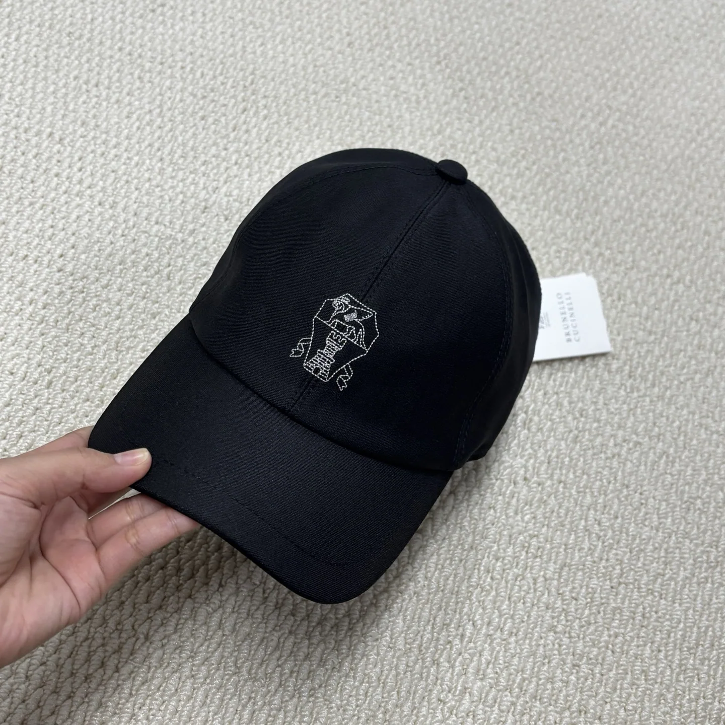 브루넬로쿠치넬리 천연가죽 버클 야구모자 상세 이미지 2