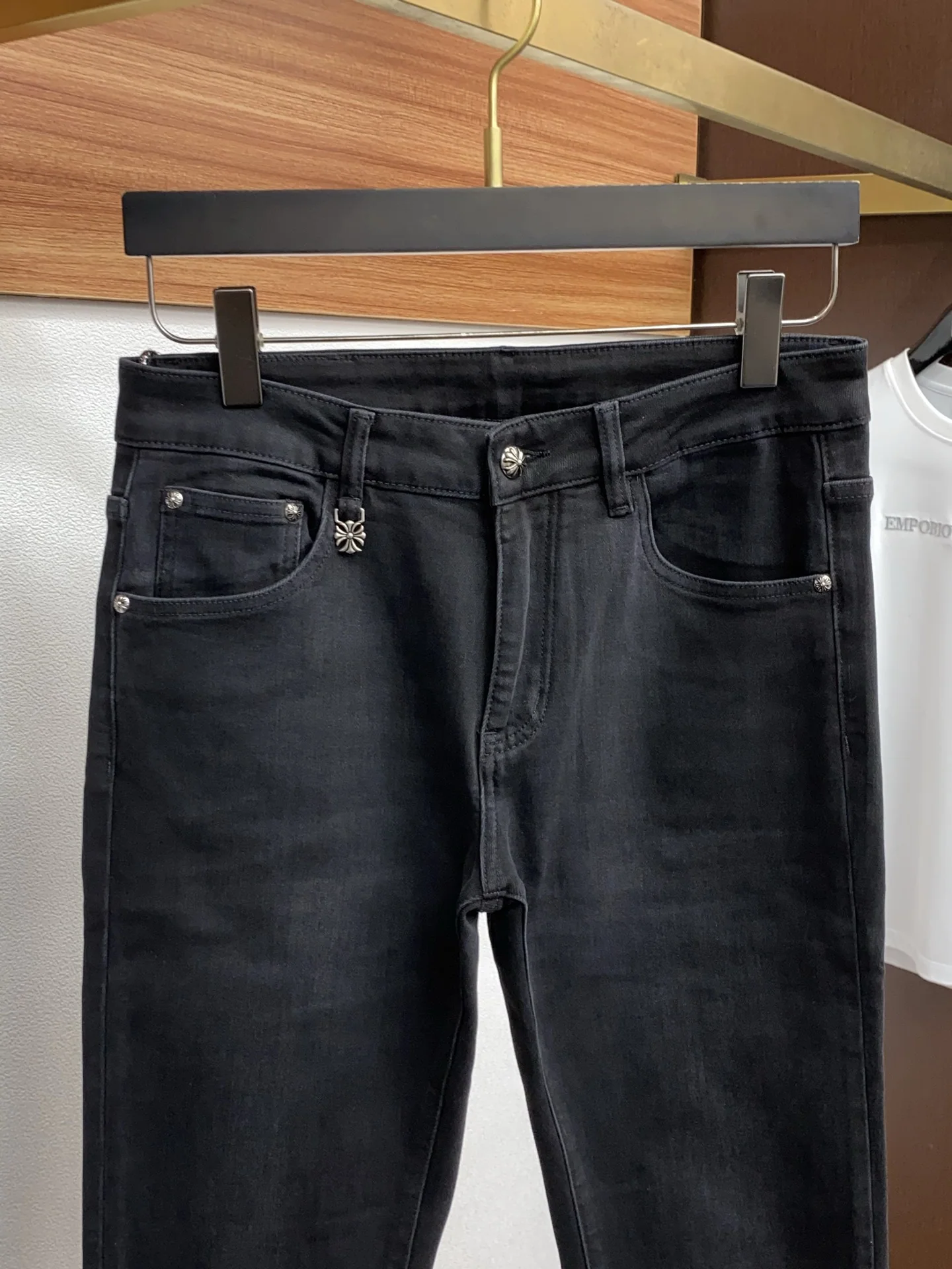크롬하츠 데님 남성 청바지 상세 이미지 3