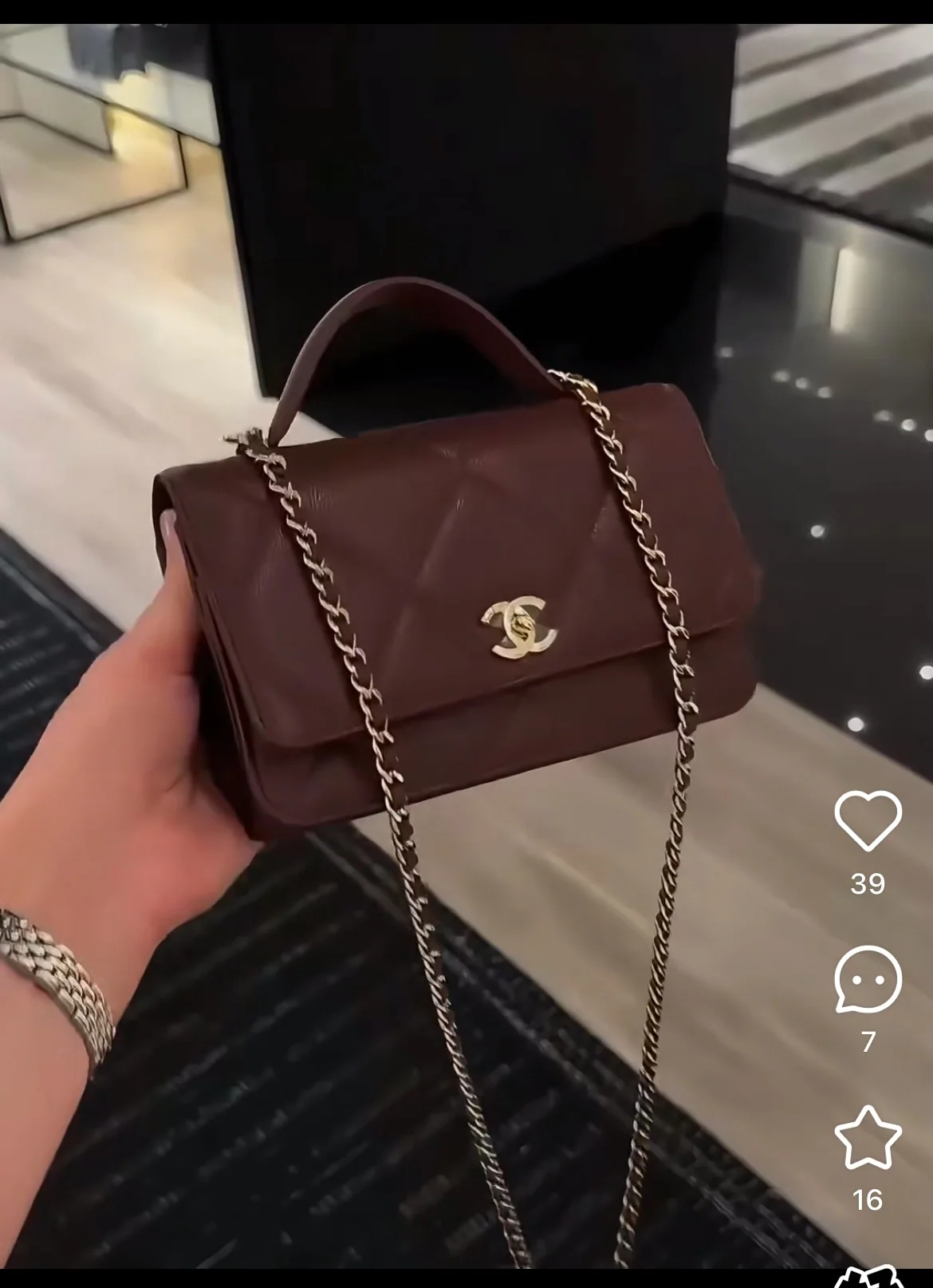 샤넬 25 K WOC 체인백 상세 이미지 3