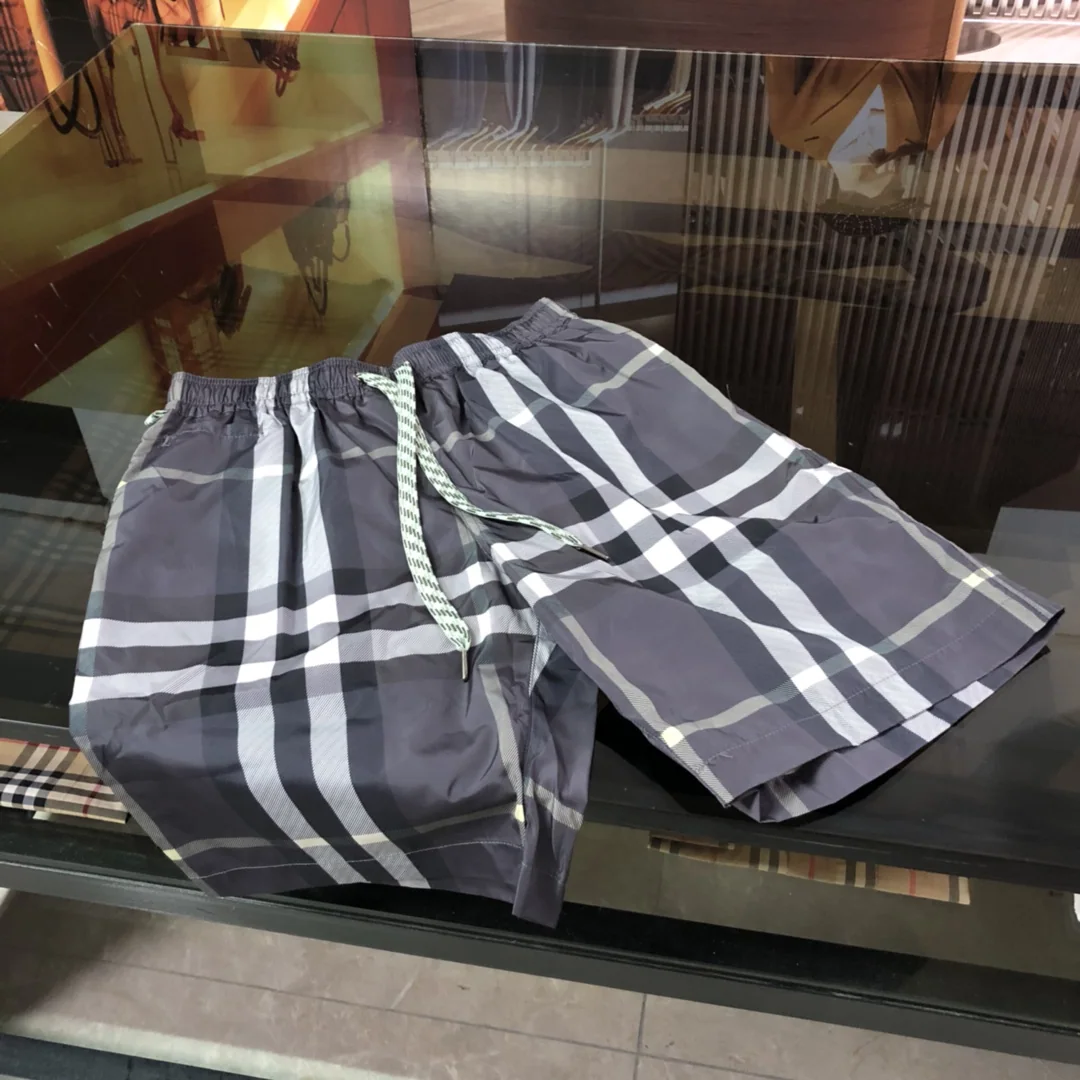 버버리 클래식 체크 메시 반바지 상세 이미지 1