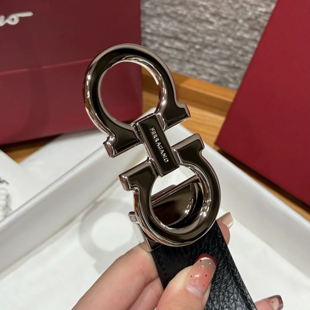페레가모 간치니 가죽 리버시블 벨트 상세 이미지 5