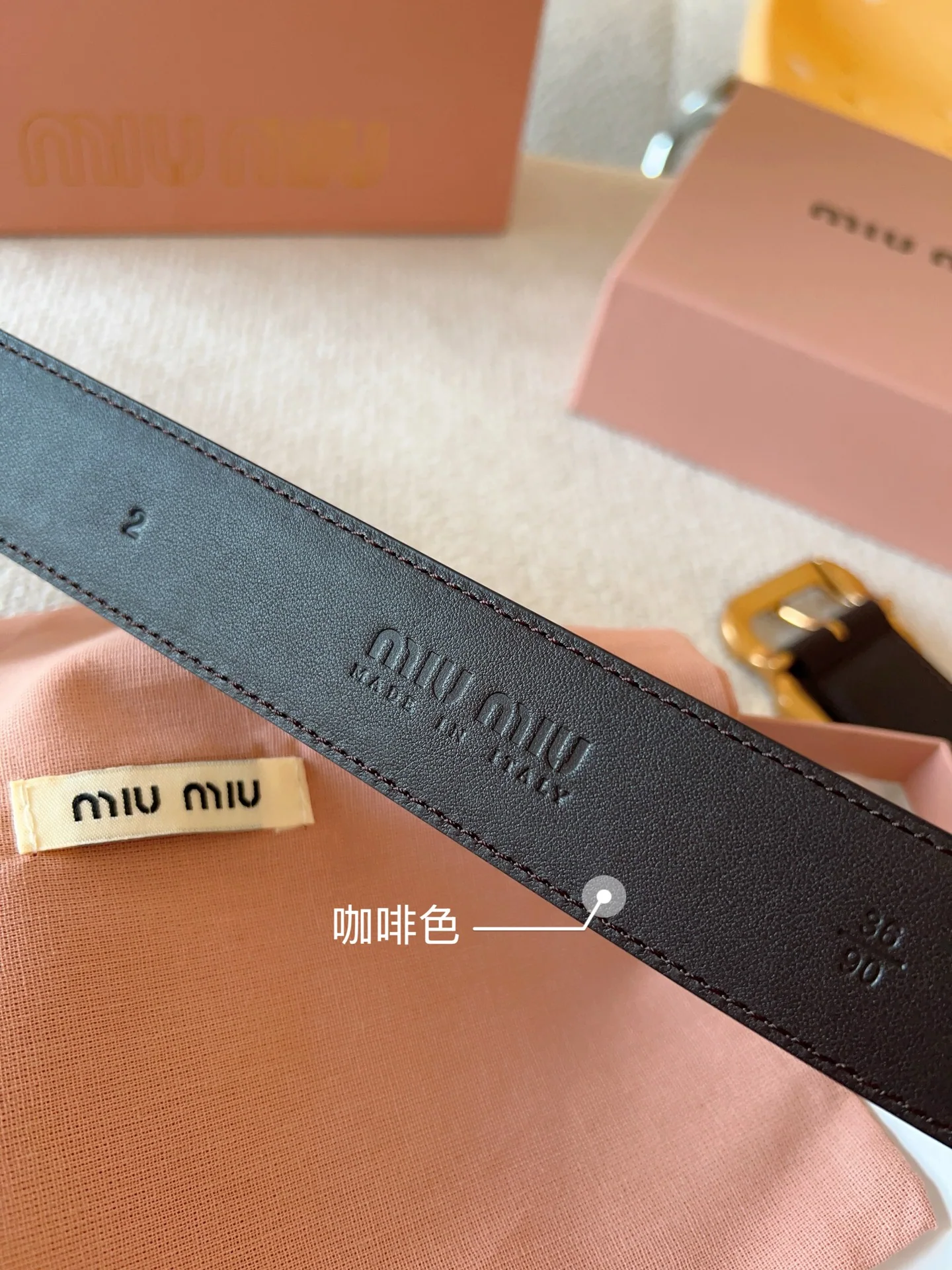 미우미우 벨트 57881 Miu Miu Belt 상세 이미지 8