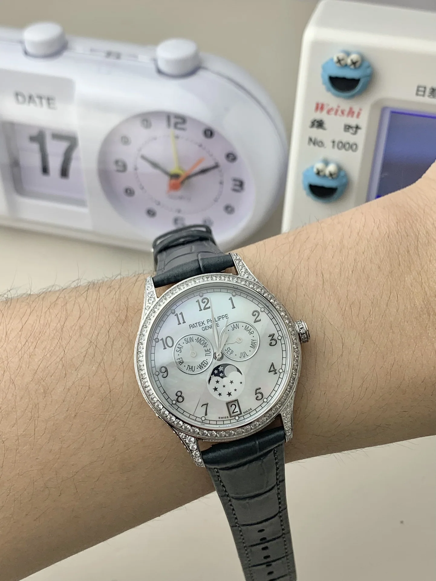 파텍필립 컴플리케이션 애뉴얼 캘린더 자동 시계 38MM4948 G 상세 이미지 6
