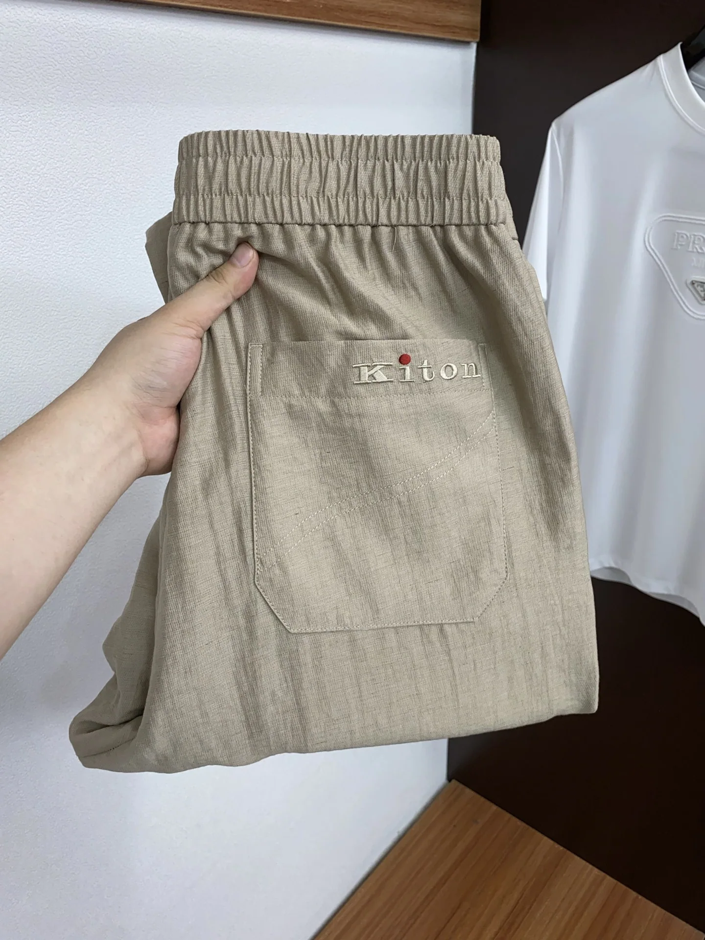 키톤 린넨 혼방 남성 캐주얼 바지 26SS