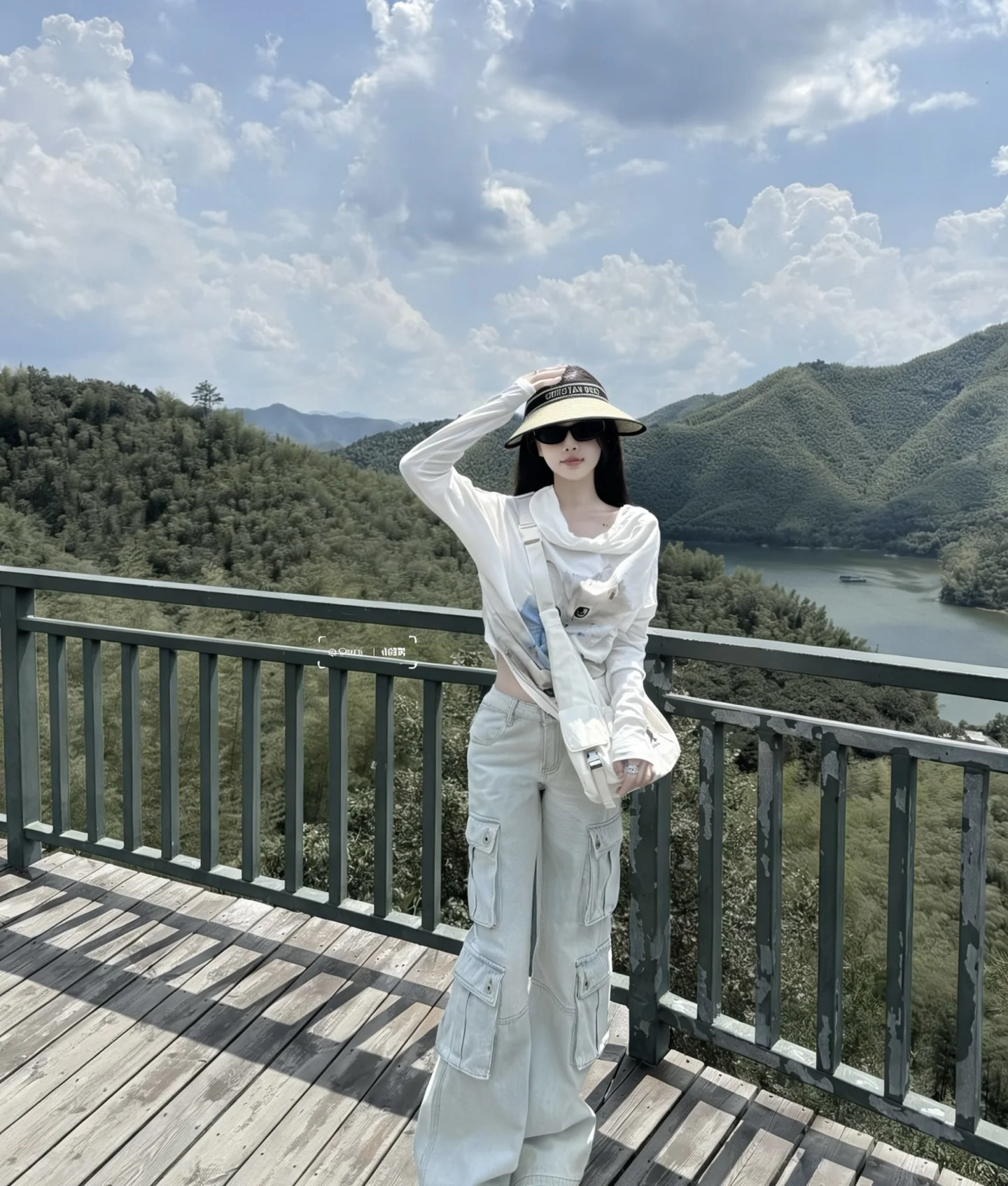 디올 바이저 모자 상세 이미지 6