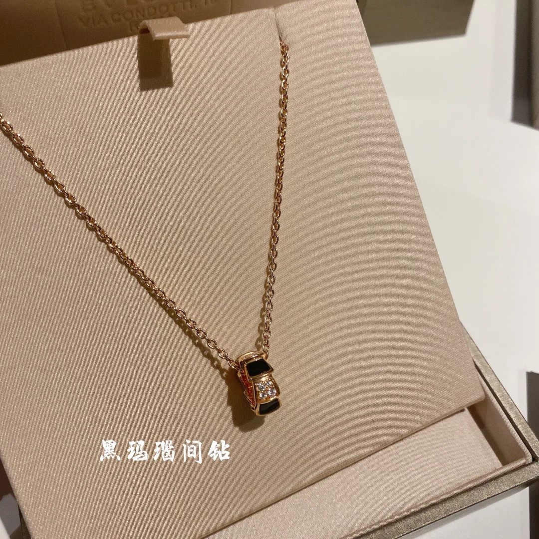 불가리 셀페르티 바이퍼 천연석 목걸이 상세 이미지 6
