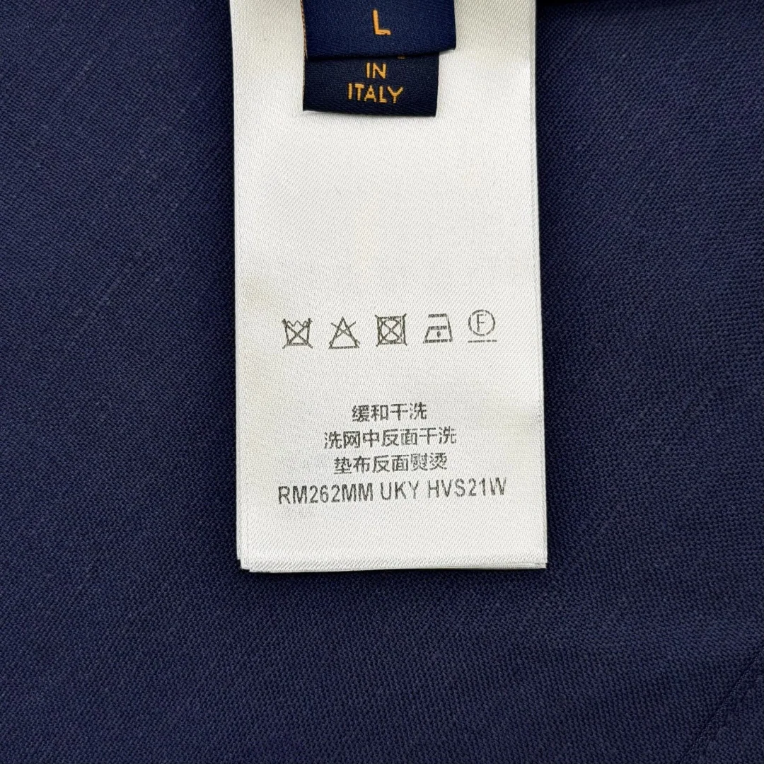 루이비통 실크 혼방 반팔 셔츠 상세 이미지 9