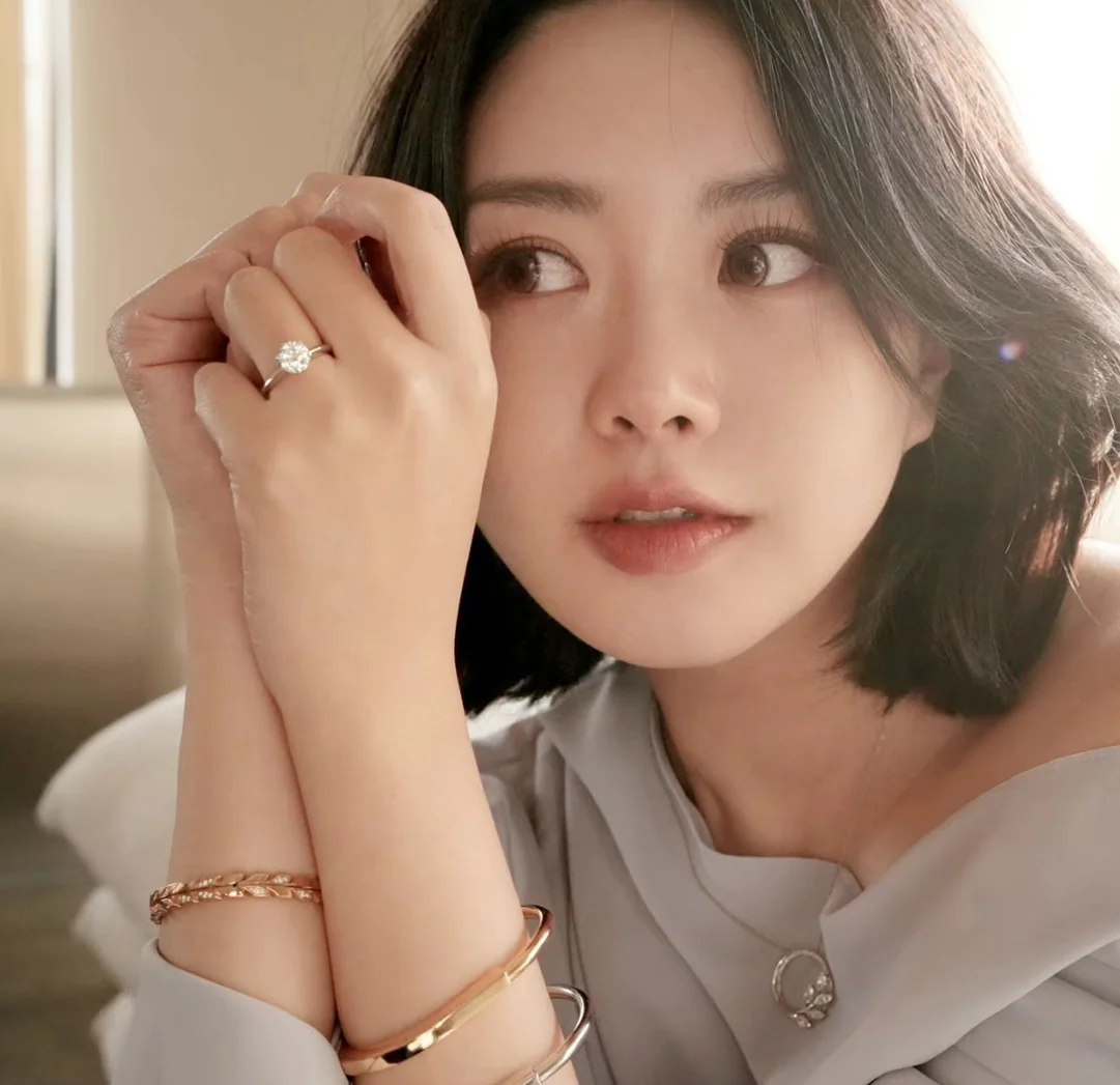 티파니 18 K 골드 도금 U자형 귀걸이 상세 이미지 2