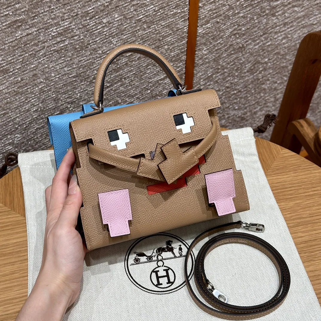 에르메스 켈리돌백 밀크티 은장 가방 상세 이미지 1
