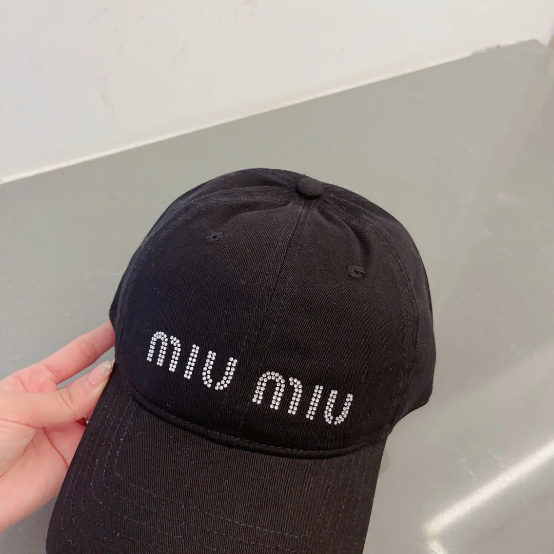 미우미우 워싱 면 UV 차단 야구모자 상세 이미지 4