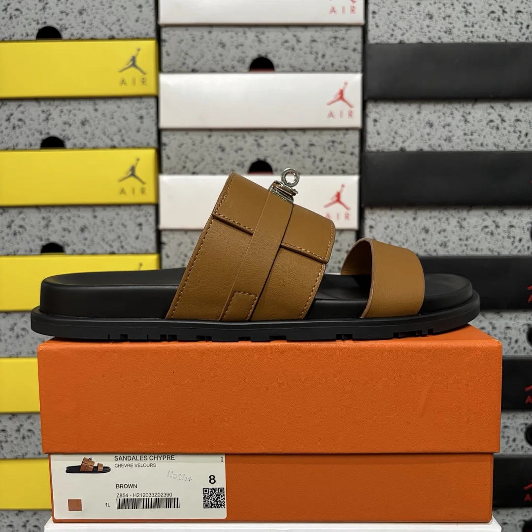 에르메스 [YX] 오렌지 205766 Hermes Chypre Sandal