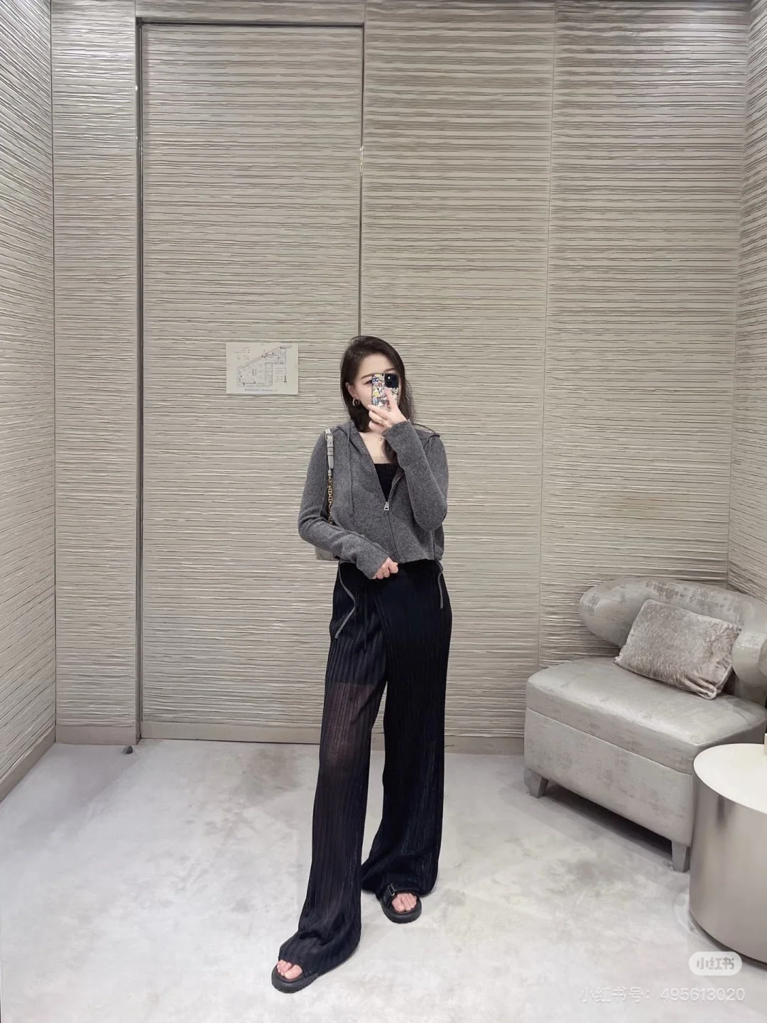 디올 후드 울 오버사이즈 여성 자켓 상세 이미지 9