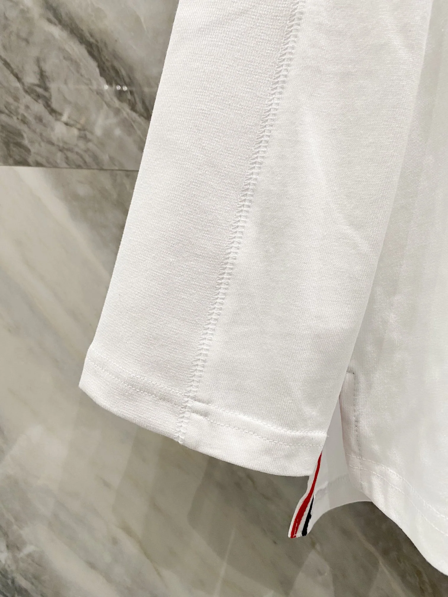 톰브라운 패치워크 리브 면 긴팔 셔츠 상세 이미지 3