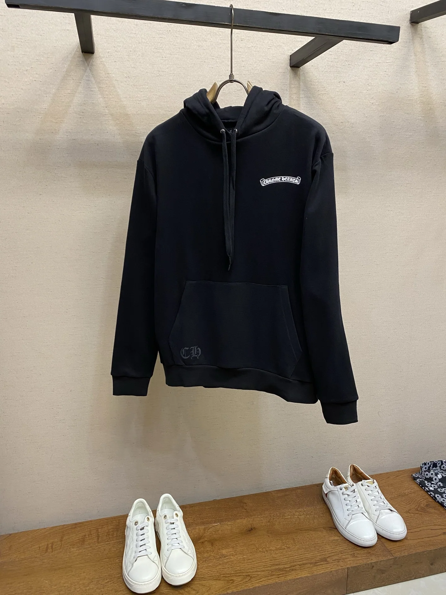 크롬하츠 크로스 프린트 후드 26FW