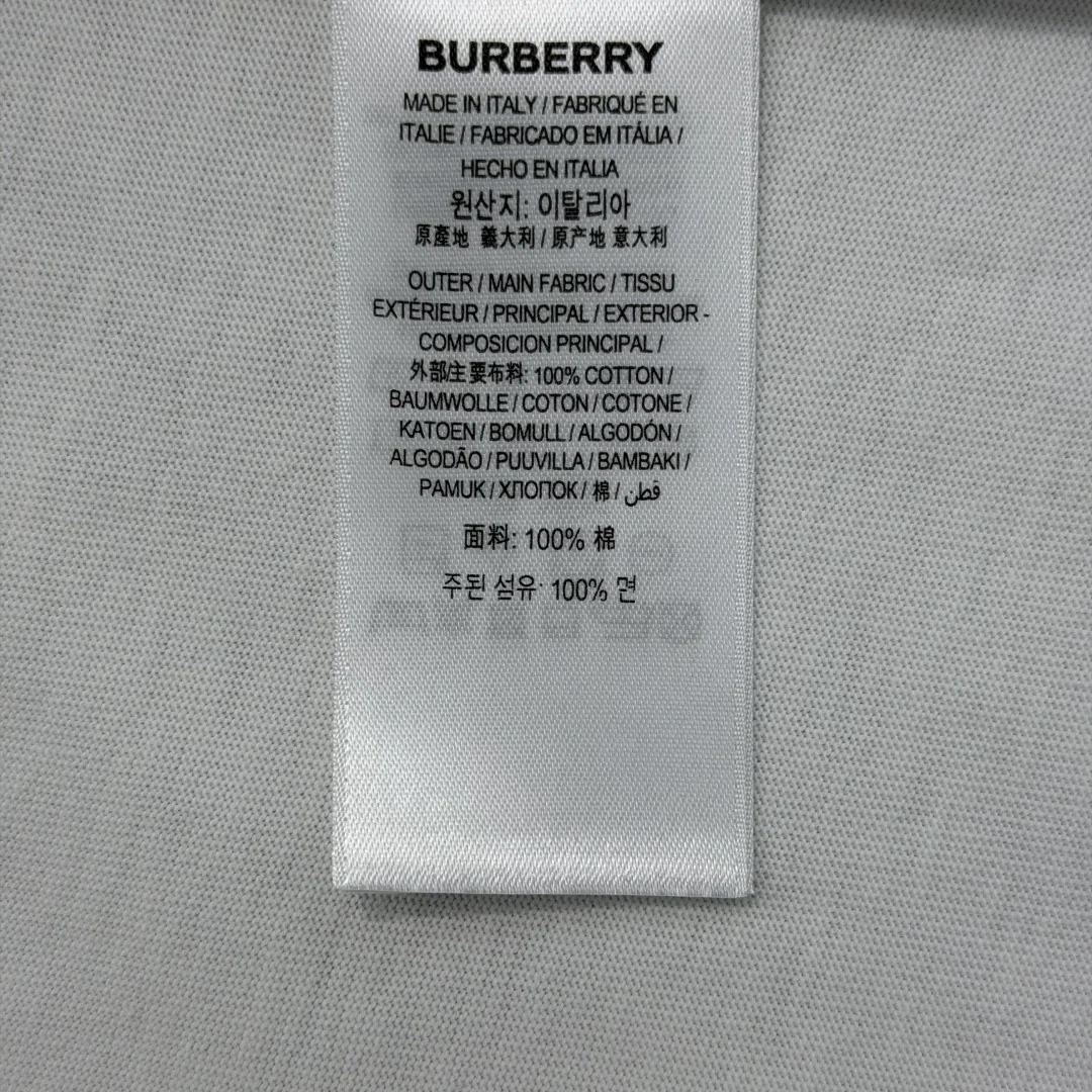 버버리 기병단 자수 코튼 남성 반팔 티셔츠 상세 이미지 9