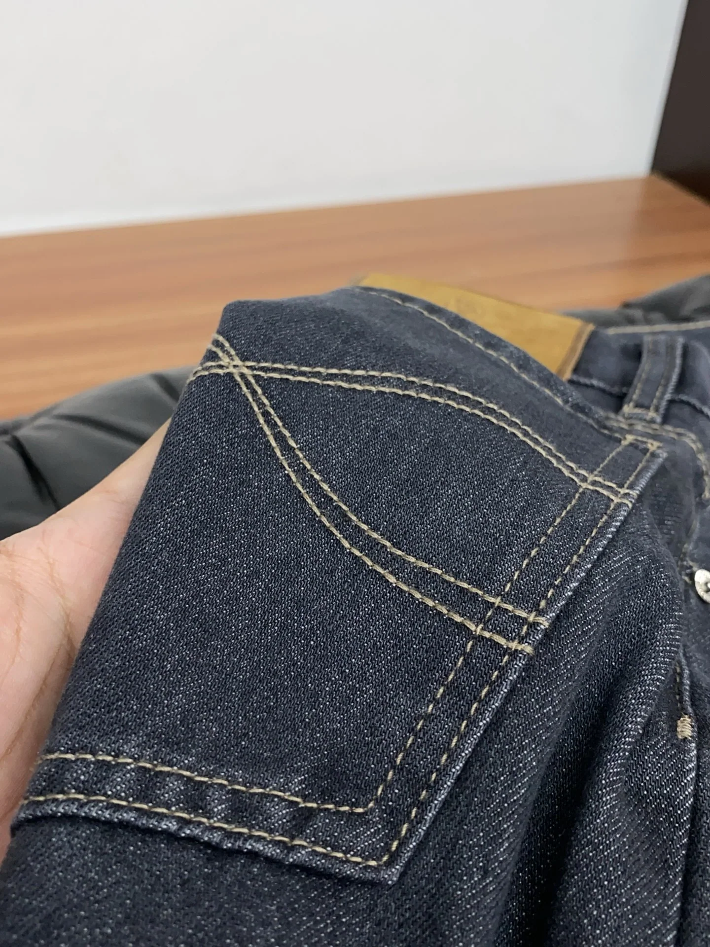 브루넬로쿠치넬리 스트레치 데님 남성 바지 상세 이미지 5