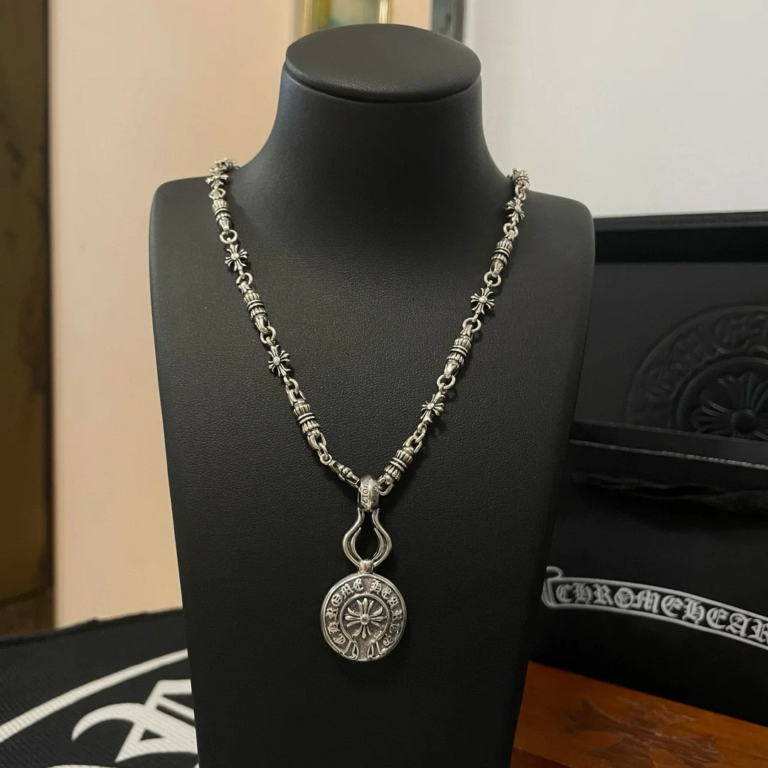 크롬하츠 레트로 버튼 호리병 펜던트 목걸이 상세 이미지 3