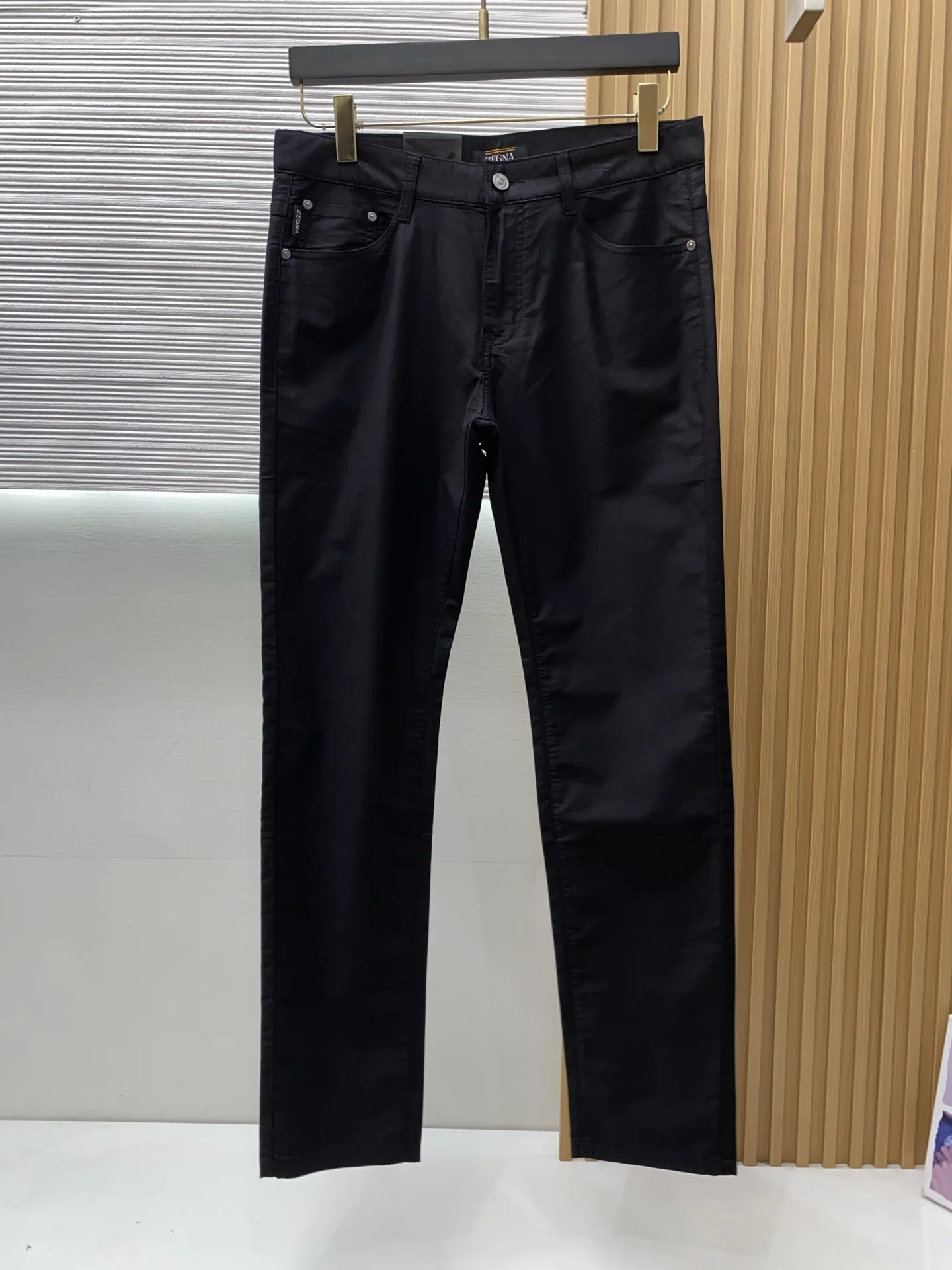 제냐 린넨 코튼 혼방 남성 캐주얼 바지 상세 이미지 2