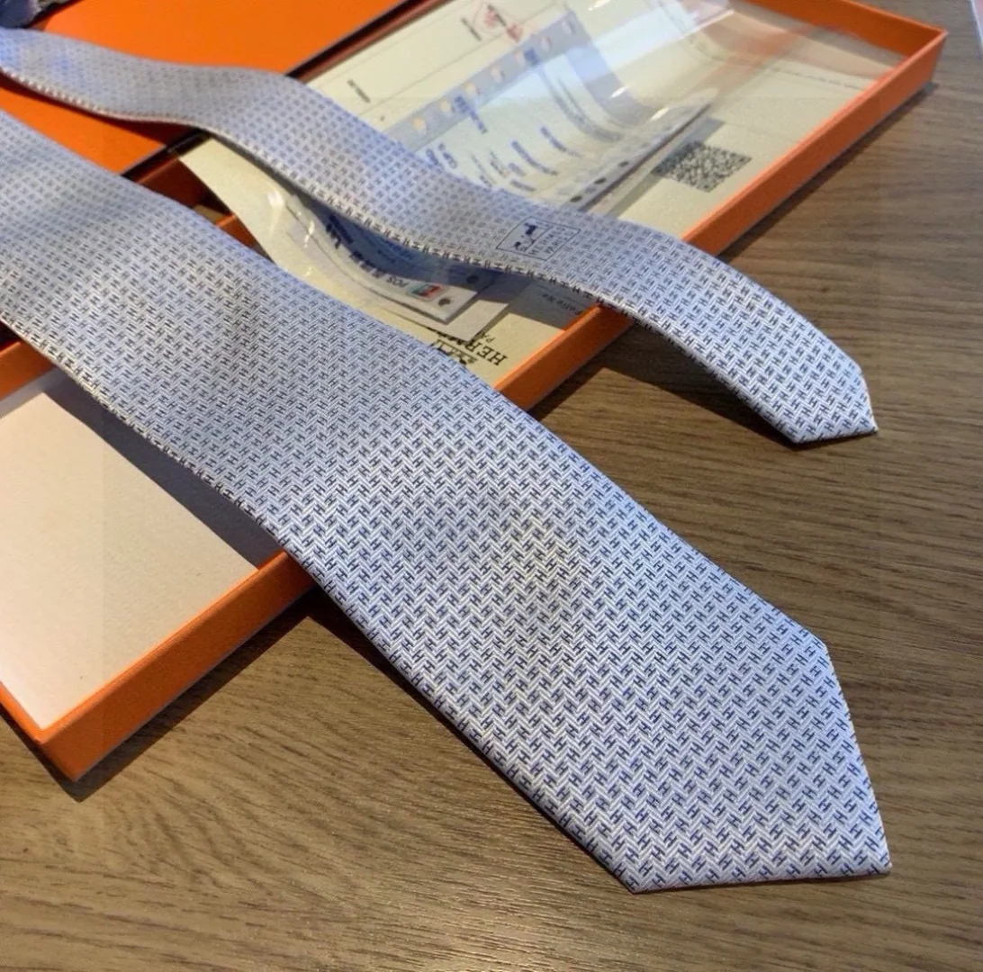 에르메스 트윌 실크 넥타이 상세 이미지 4