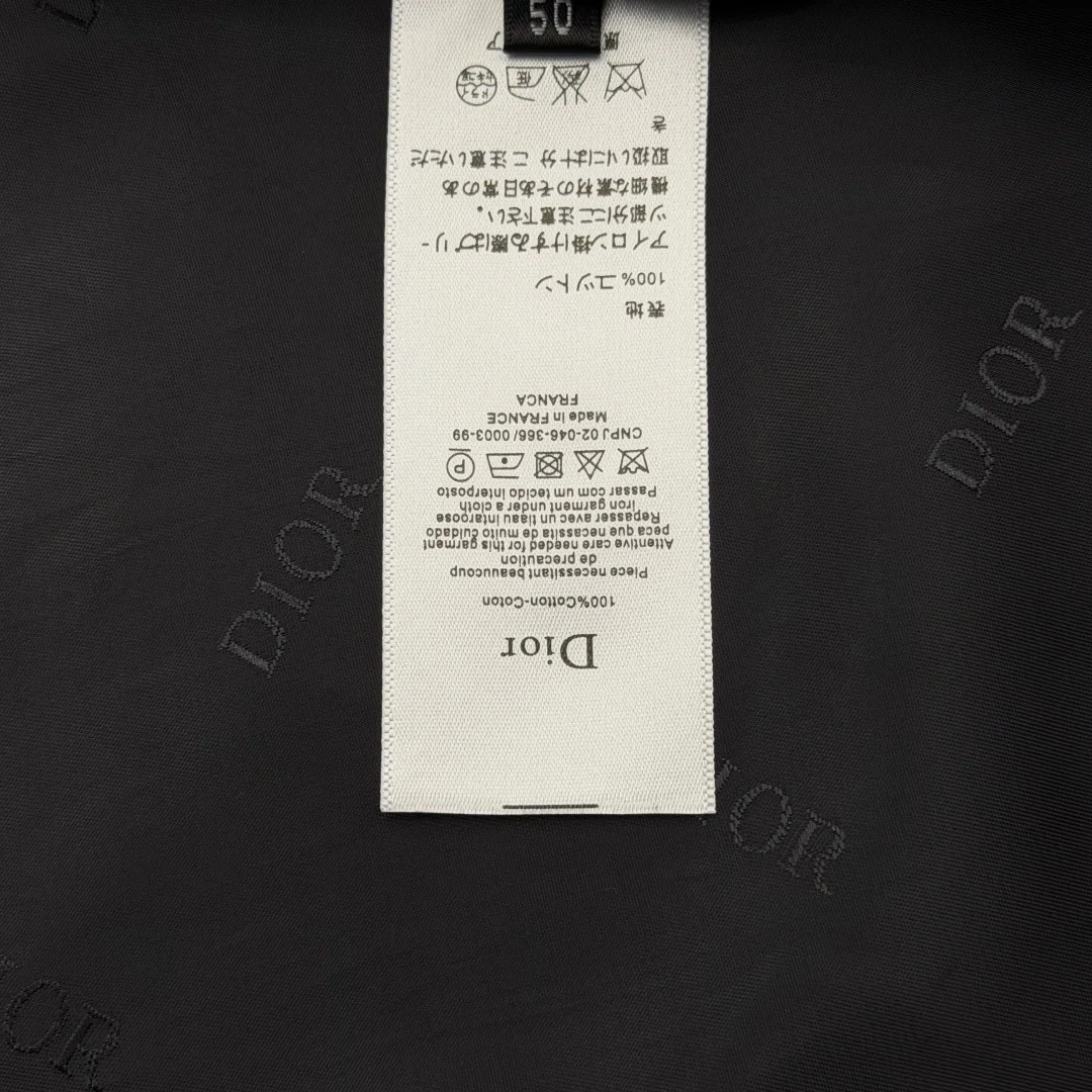 디올 네이비 스웨이드 하링턴 자켓 상세 이미지 9