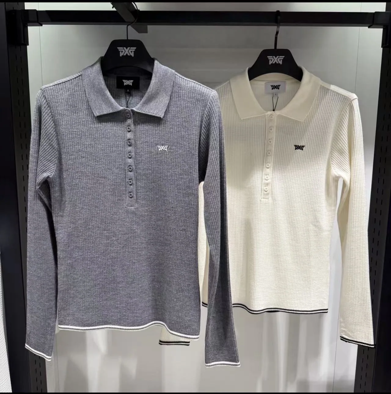 PXG 여성 니트 긴소매 탑 상세 이미지 1