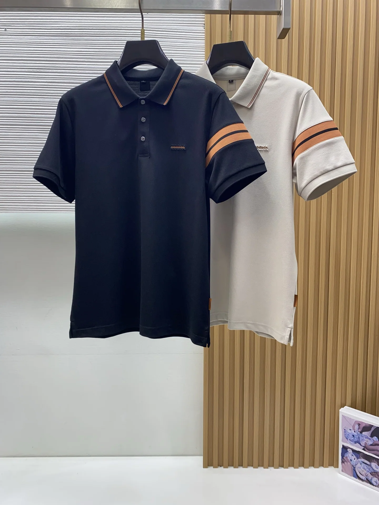 제냐 남성 클래식 반팔 폴로셔츠 상세 이미지 8