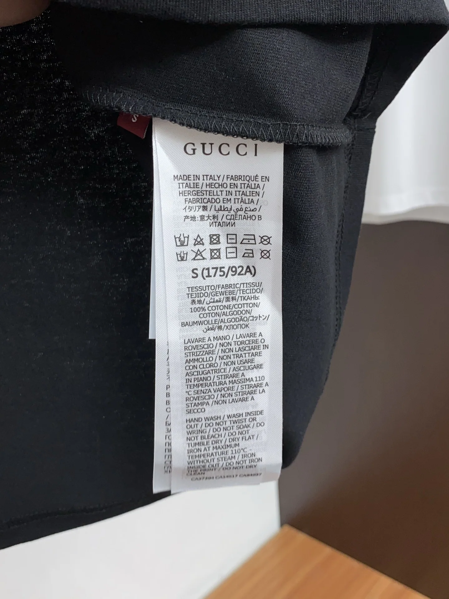 에르메스 코튼 크루넥 남성 반팔 티셔츠 상세 이미지 6