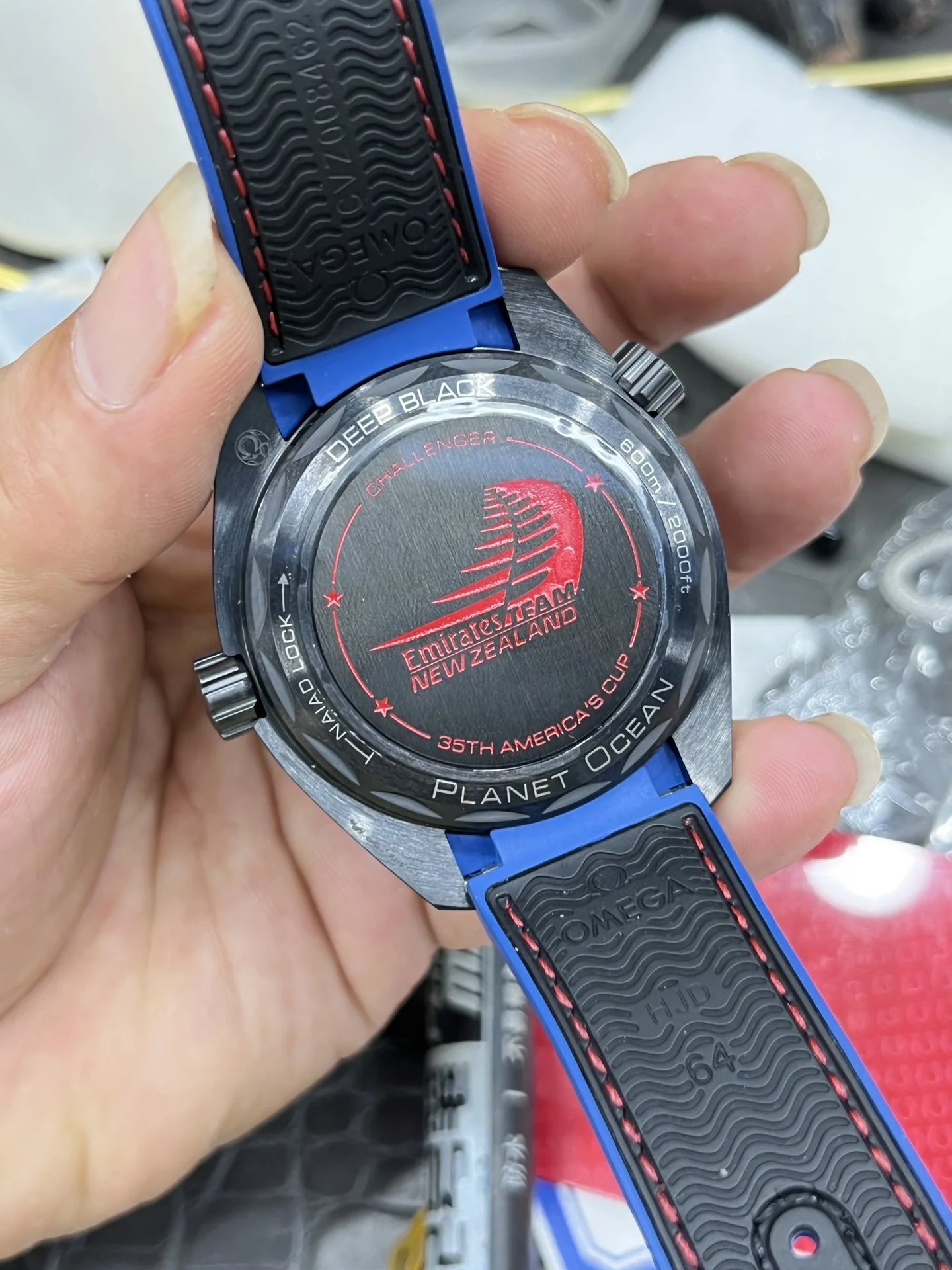 오메가 씨마스터 플래닛 오션 600 M 남성 자동 시계 600 M 상세 이미지 7