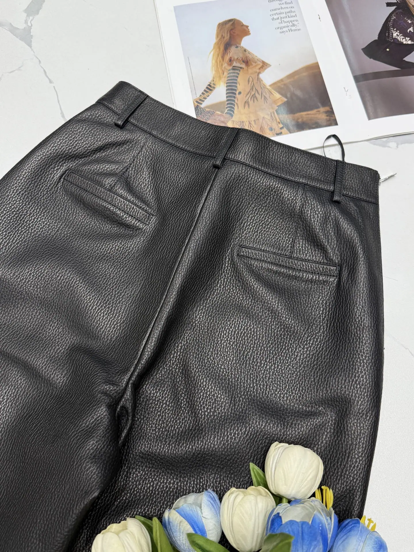 에르메스 램스킨 여성 바지 상세 이미지 9