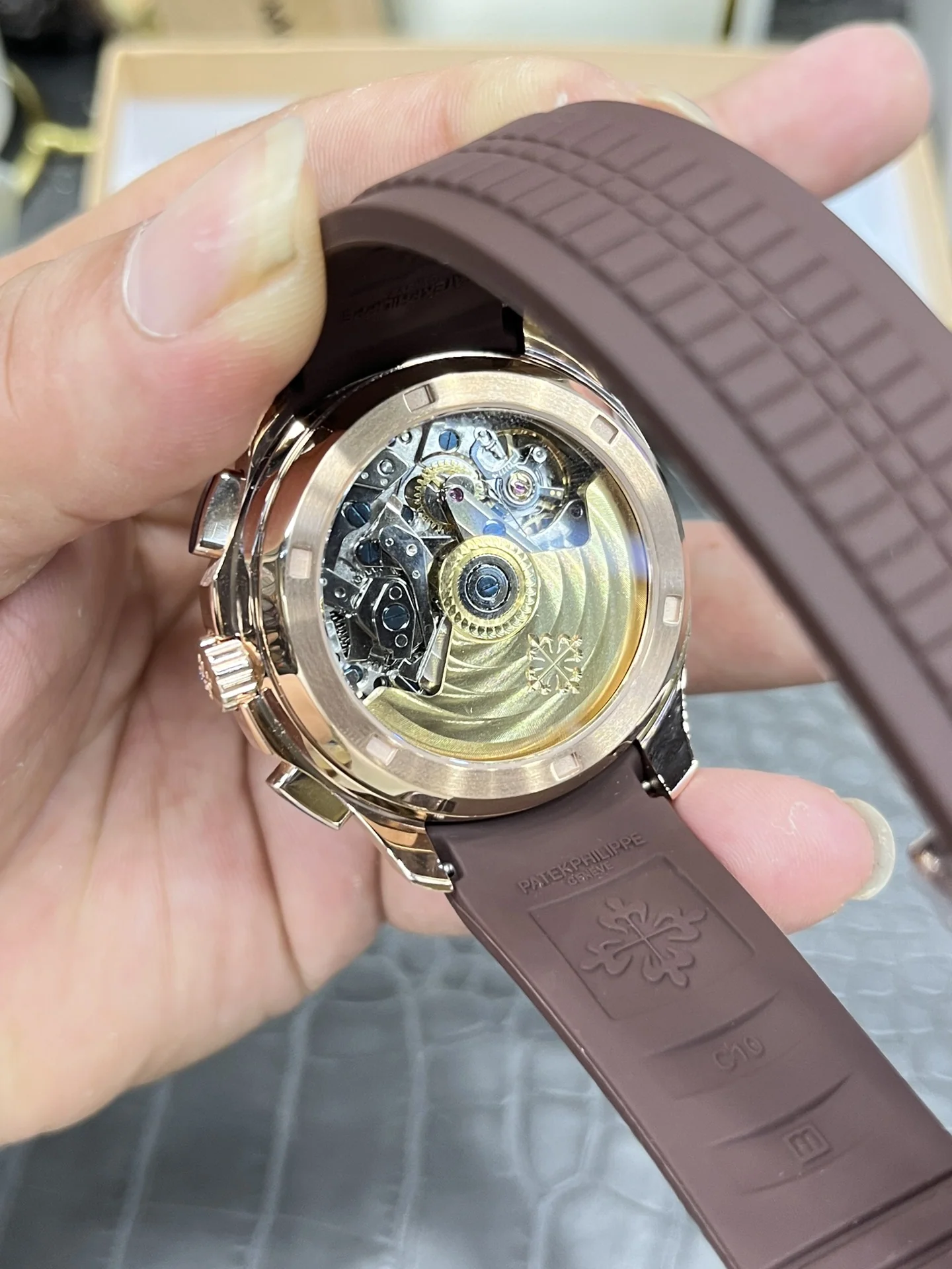 파텍필립 노틸러스 5968 크로노그래프 자동 레플리카 44004 Patek Philippe 상세 이미지 7