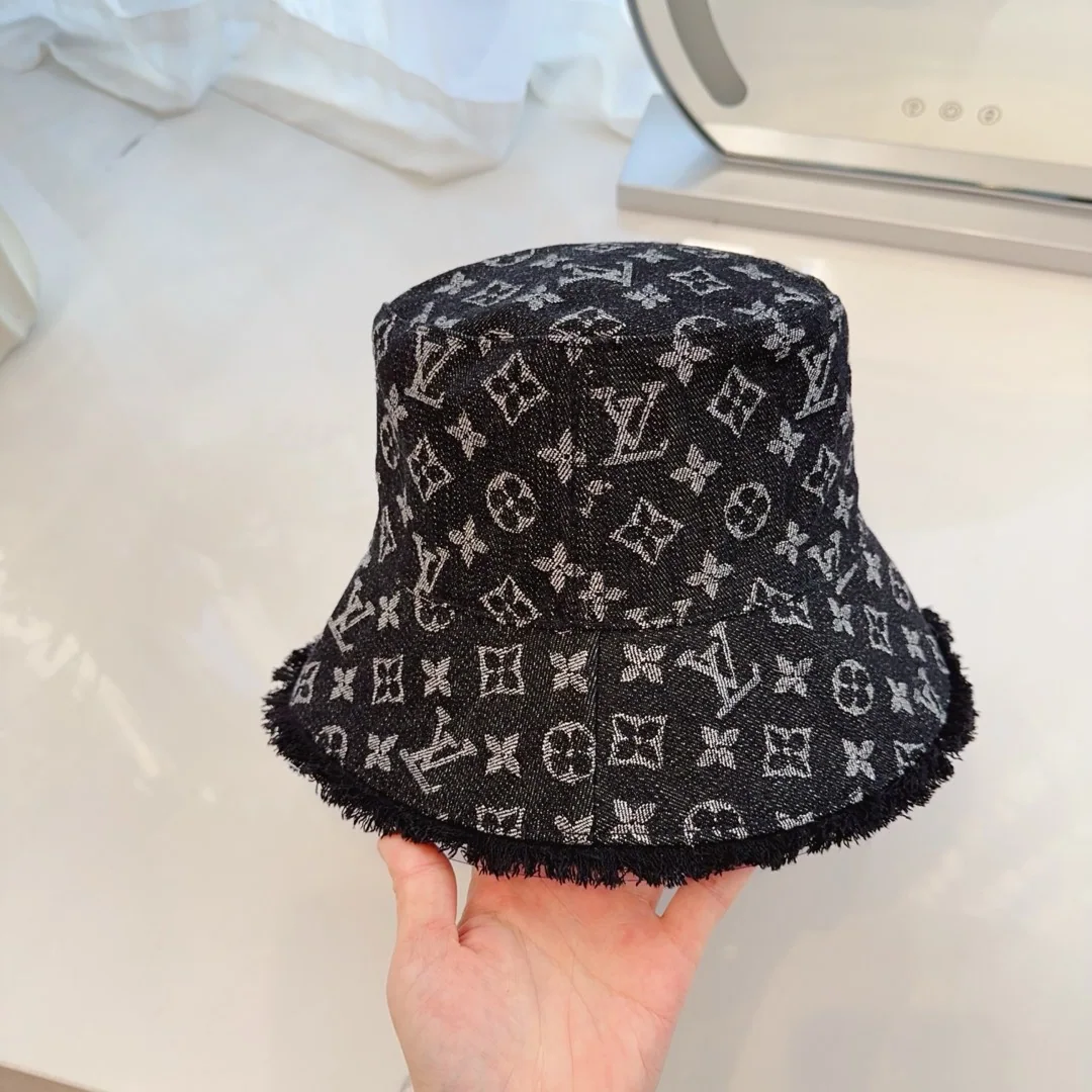 루이비통 워시드 데님 베이스볼 캡 상세 이미지 3