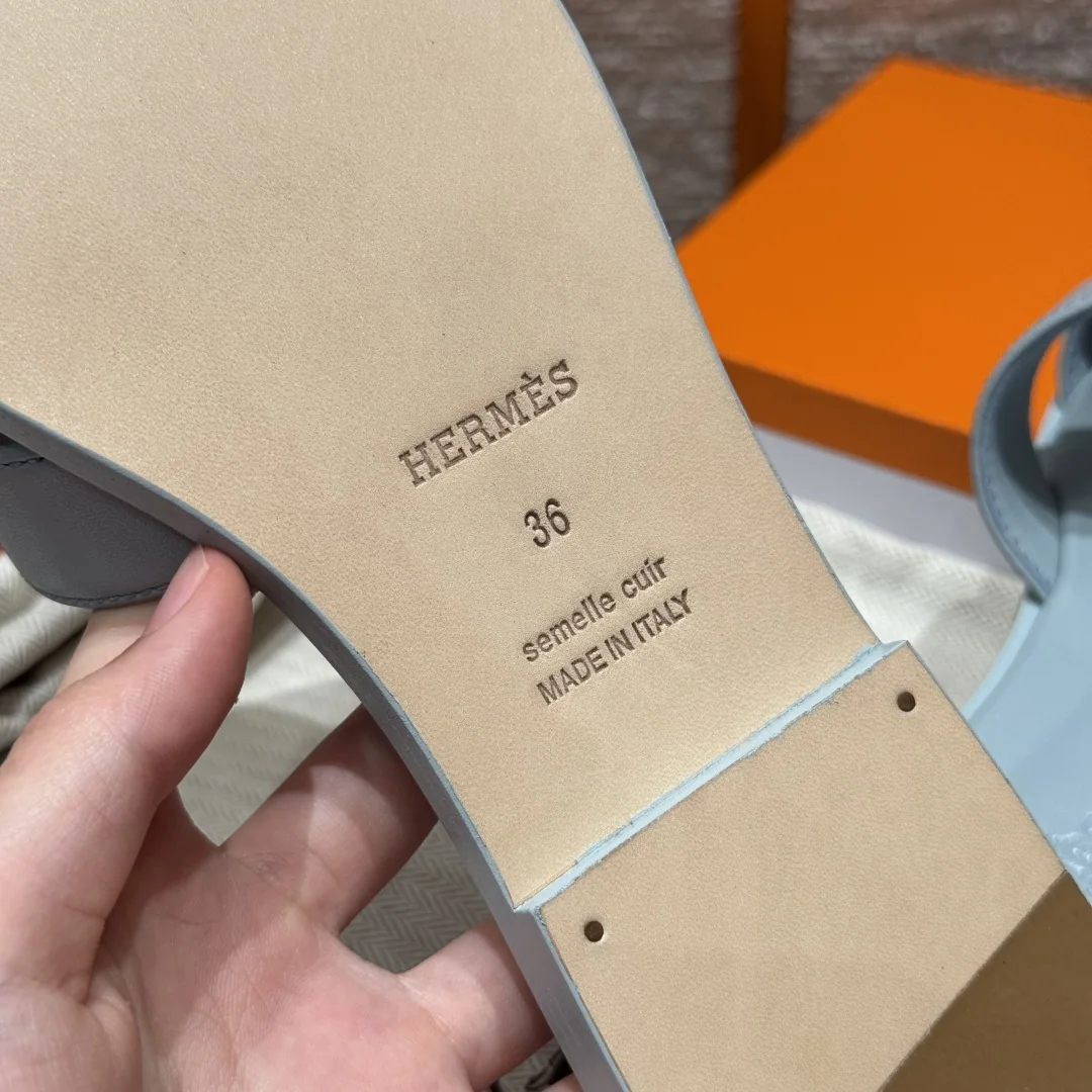 에르메스 오란 램스킨 슬리퍼 상세 이미지 8
