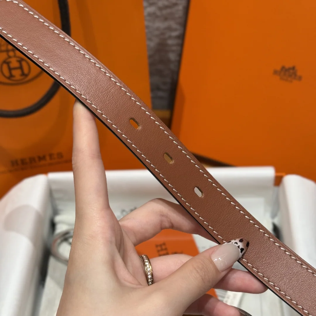 에르메스 에퀴에르 스위프트 카프스킨 벨트 상세 이미지 7