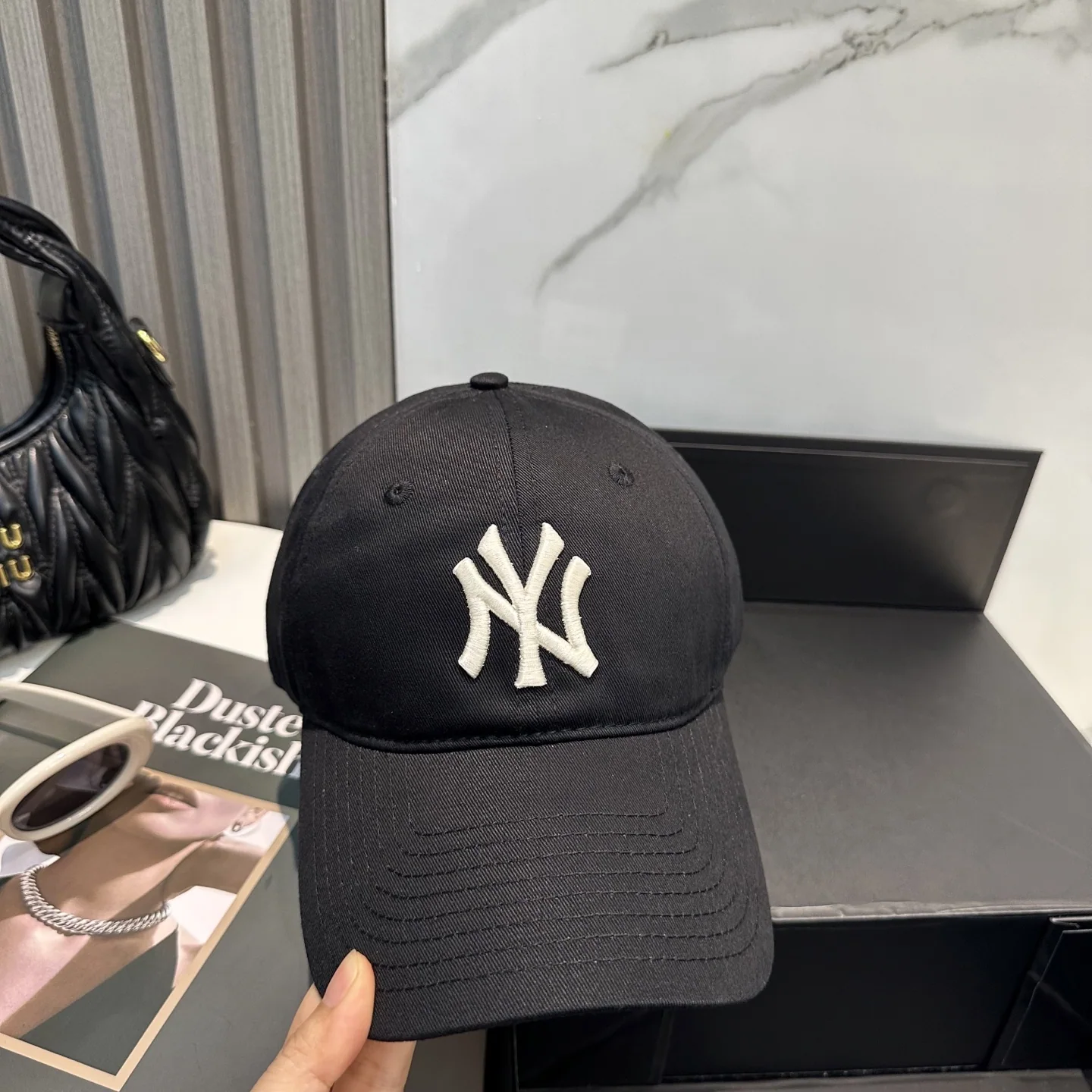 MLB 3D LA 자수 프리사이즈 야구모자 상세 이미지 5