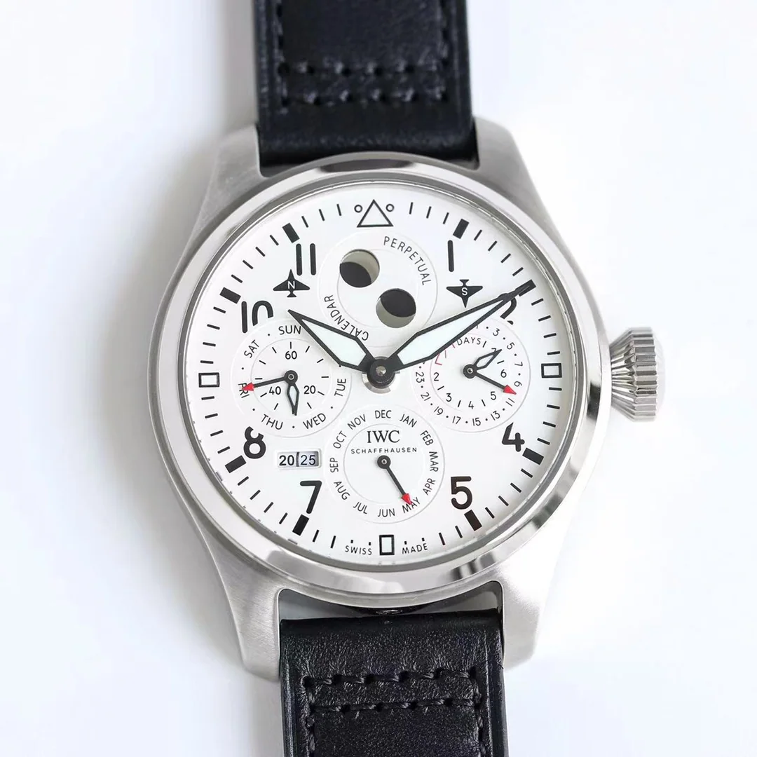IWC 빅파일럿 퍼페추얼 캘린더 남성 시계 IW503601