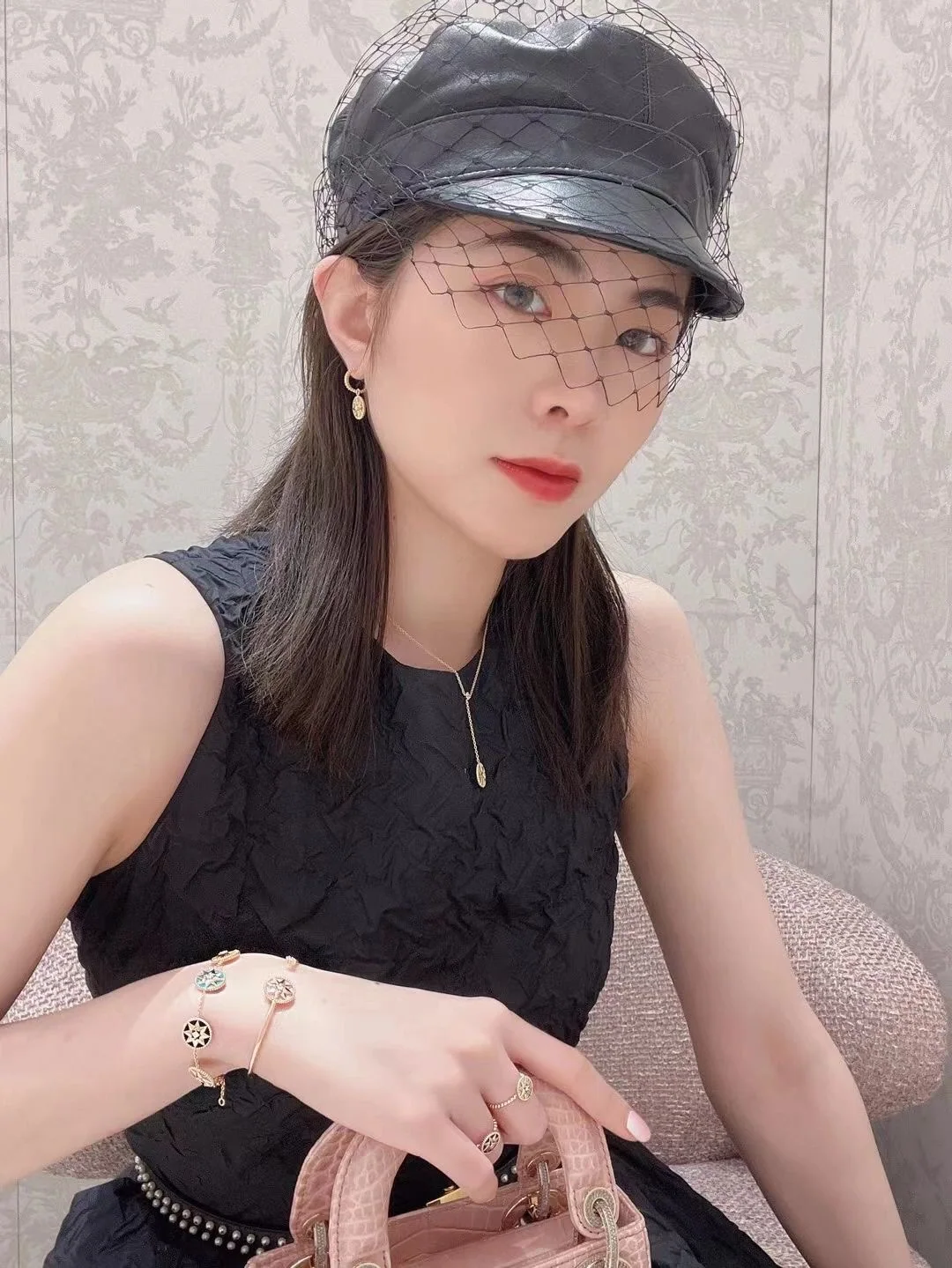 디올 컴퍼스 다이아몬드 목걸이 상세 이미지 2