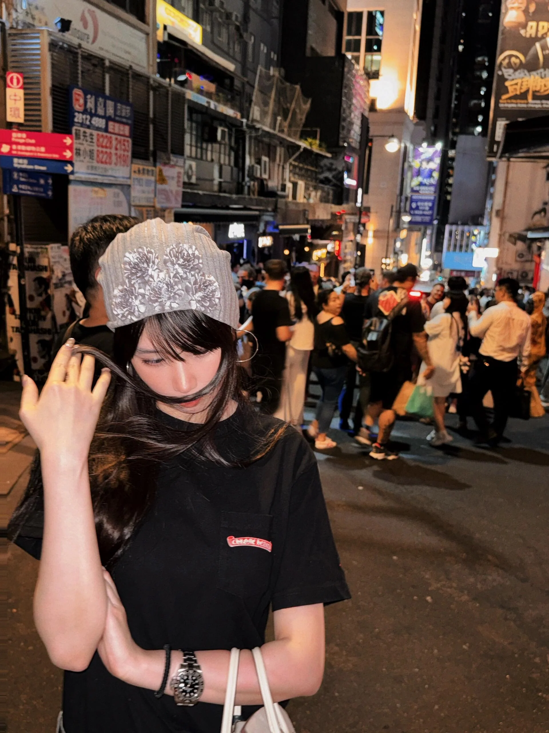 크롬하츠 매티 보이 레이싱 프린트 여성 반팔 티셔츠 상세 이미지 8