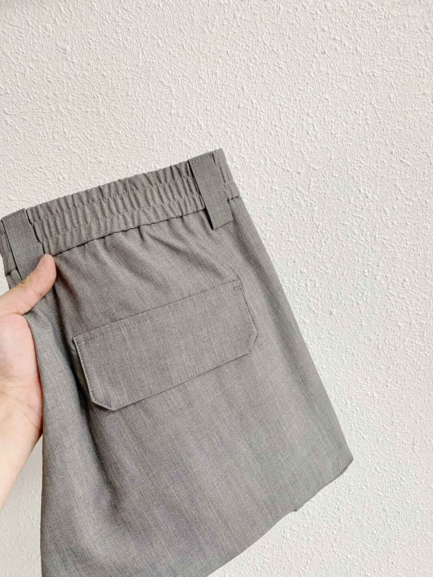 브루넬로쿠치넬리 천연 식물 섬유 남성 바지 상세 이미지 10