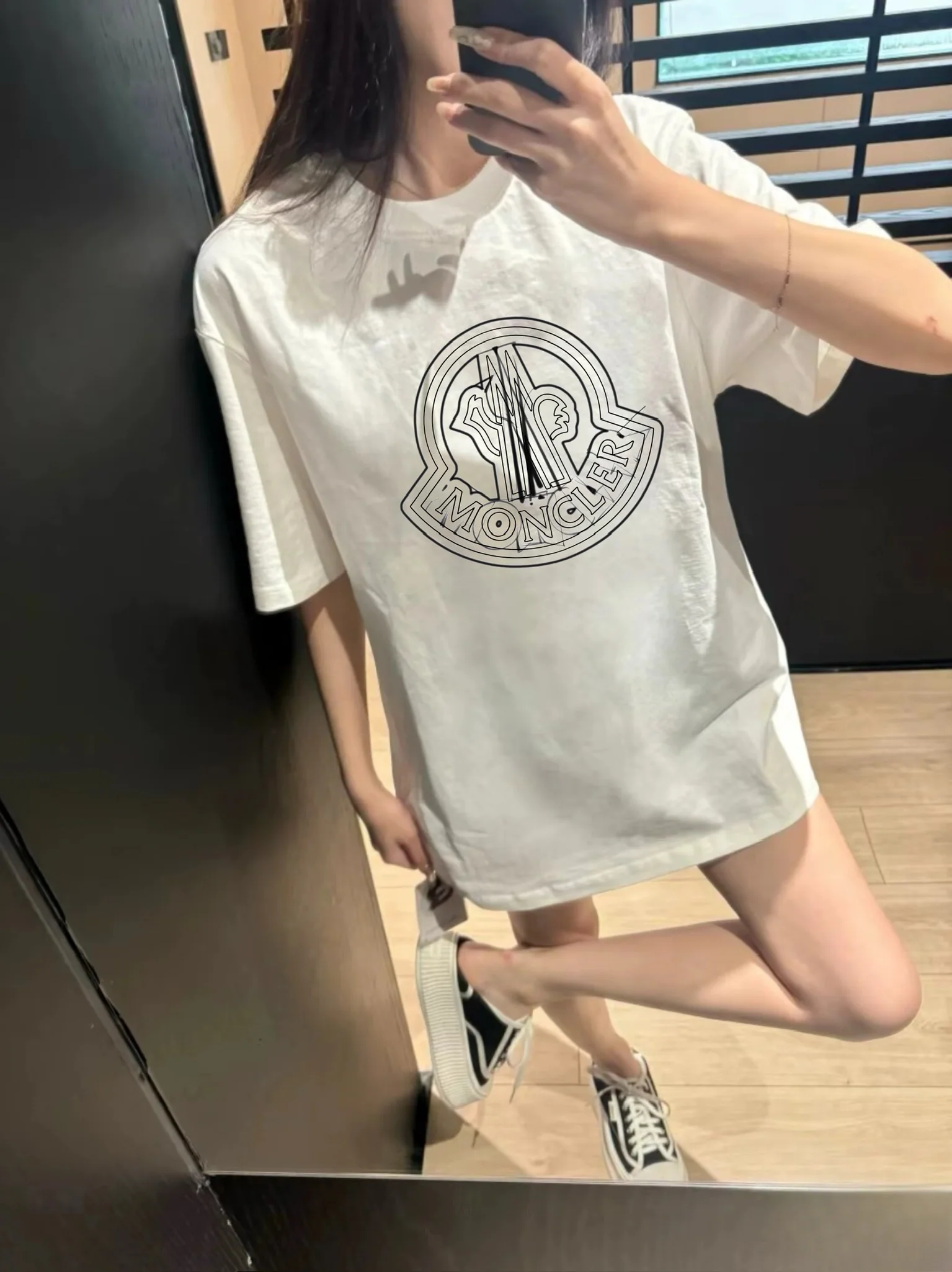 몽클레어 여성 반팔 상세 이미지 5