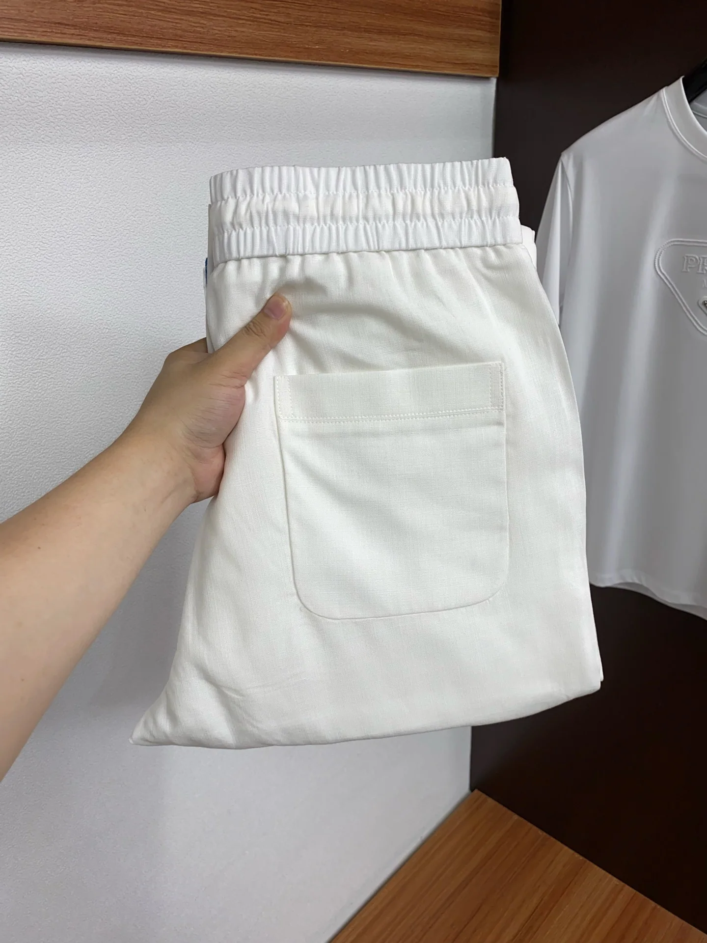 로로피아나 린넨 남성 바지 상세 이미지 1