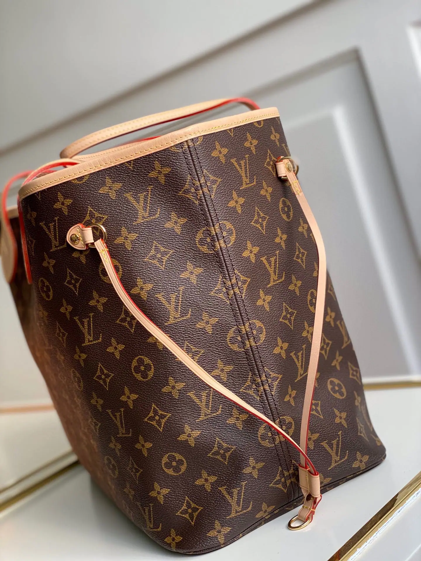 루이비통 네버풀 라지 핸드백 레드 M41180 상세 이미지 2