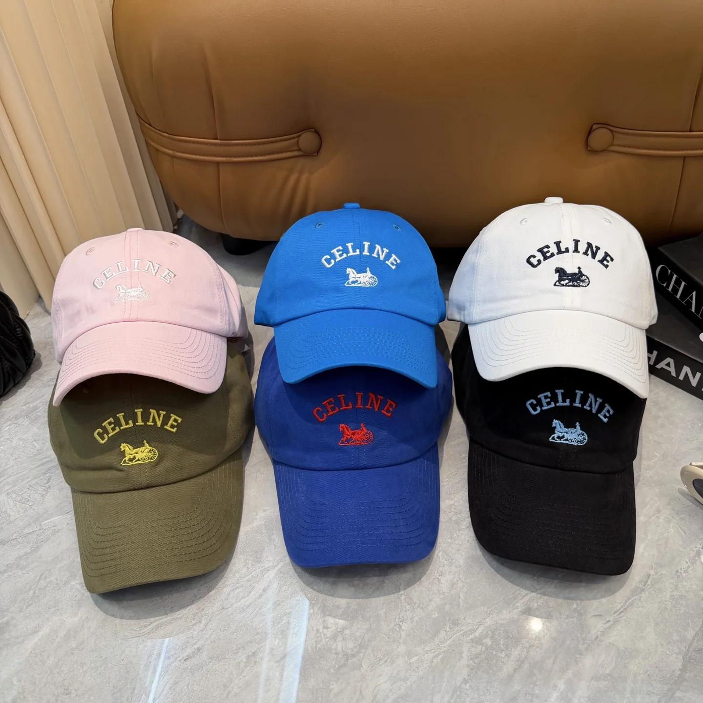 셀린느 심플 레터링 야구모자 상세 이미지 9