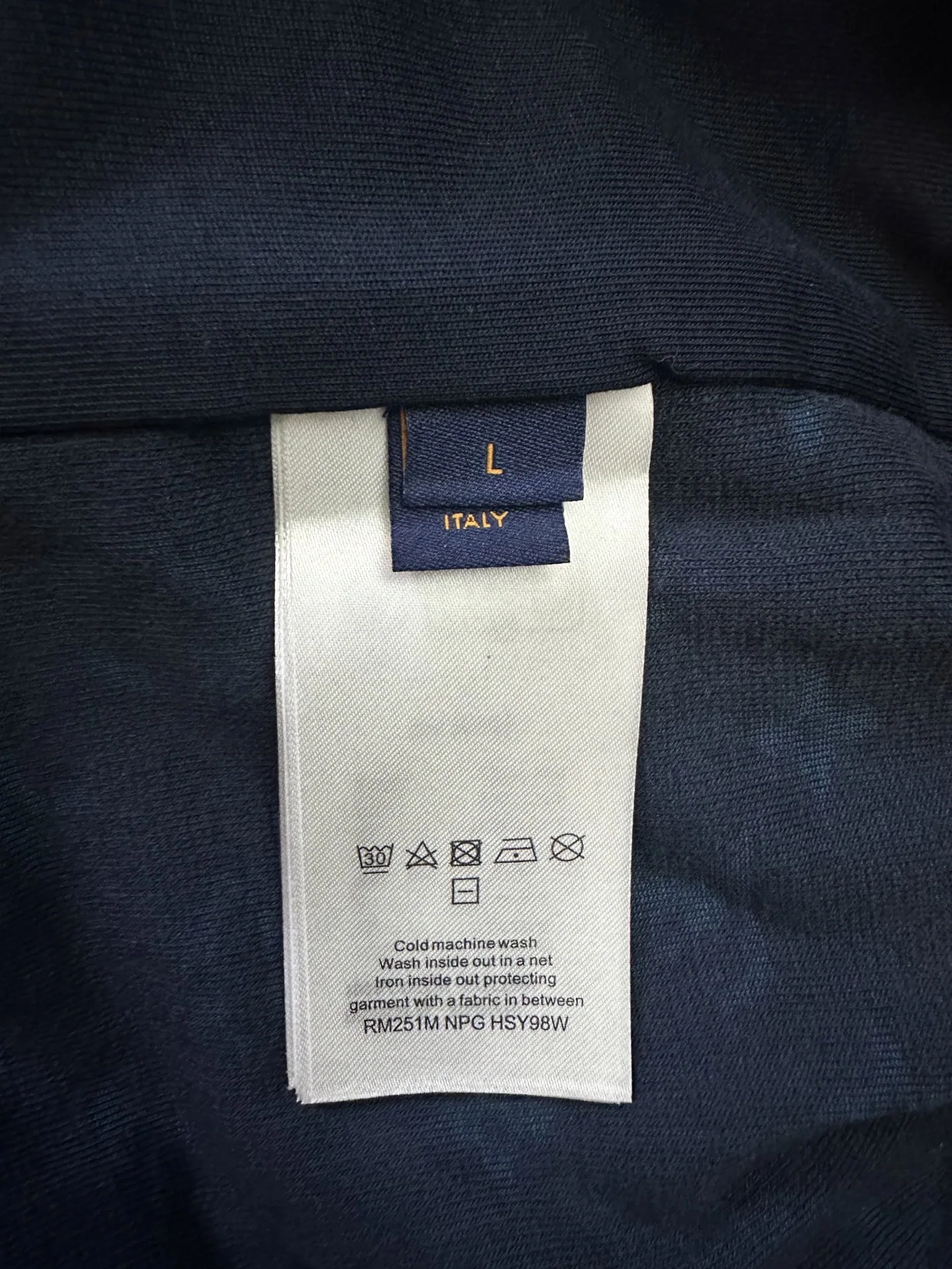 루이비통 테리 크로스 지퍼업 후디 자켓 25SS 상세 이미지 9