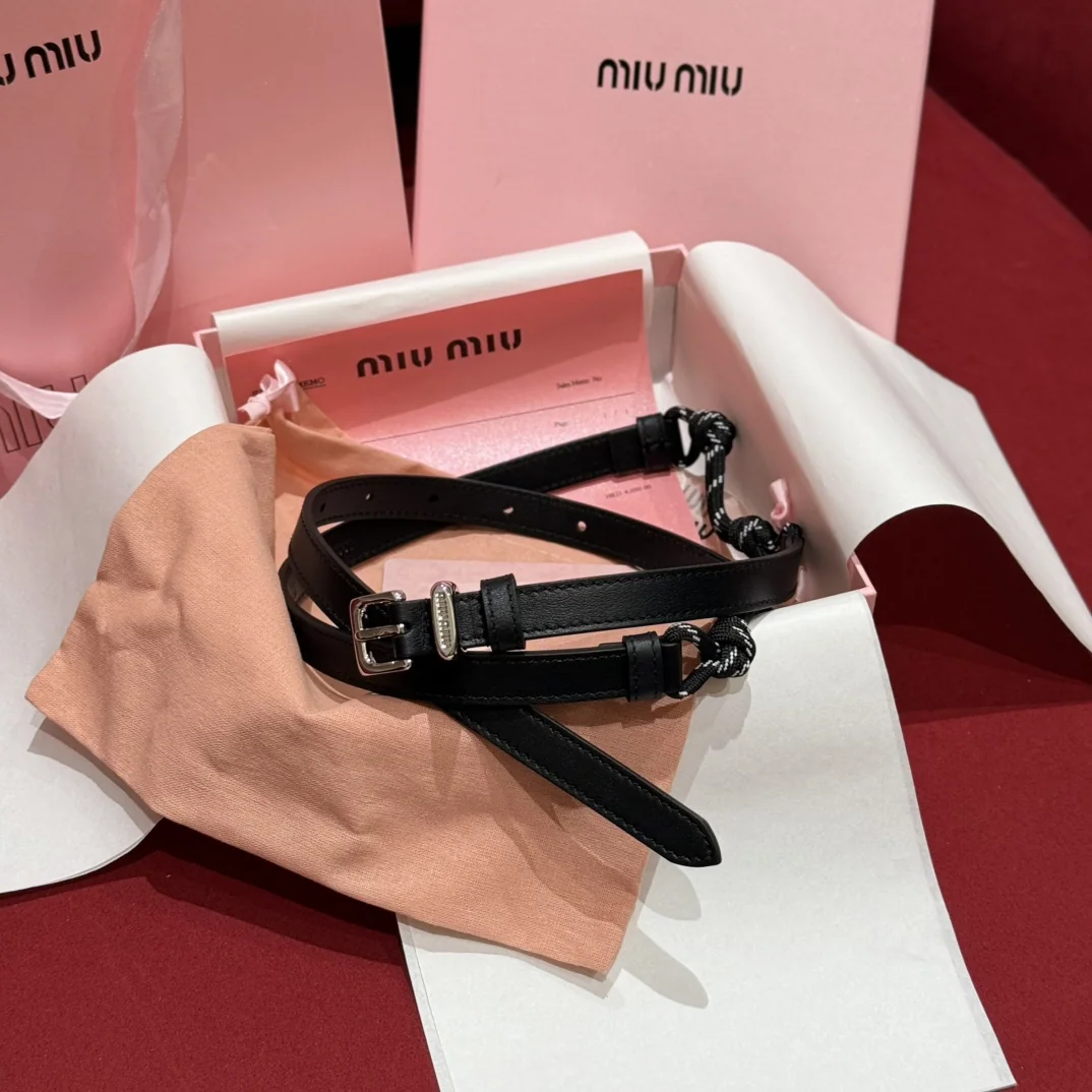 미우미우 나일론 로프 벨트 174959