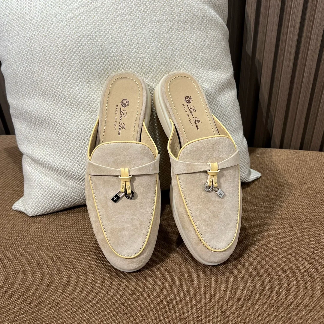 로로피아나 밀크티 파이핑 슬리퍼 9786 상세 이미지 1