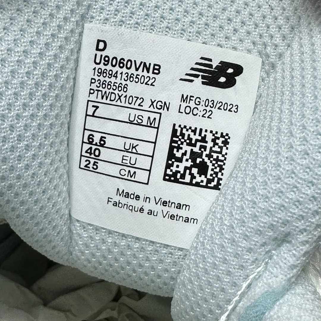 뉴발란스 [C] 9060 화이트 블랙 U9060VNB 202111 New Balance 9060 상세 이미지 5