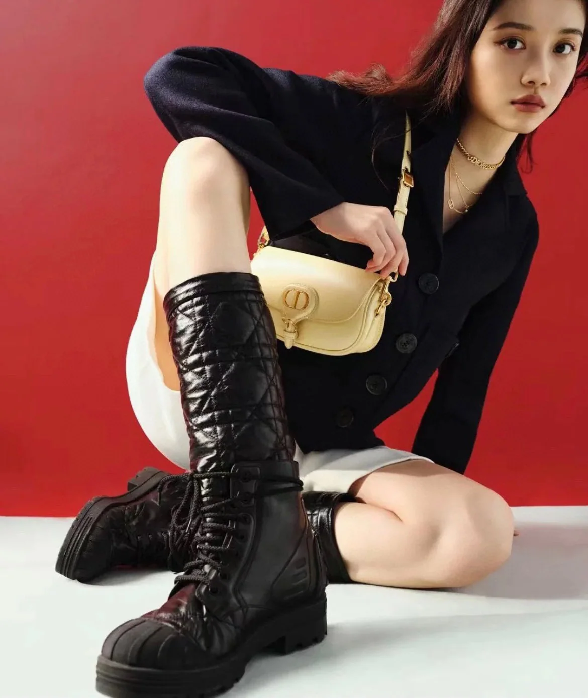 디올 D 체인 레터 목걸이 상세 이미지 2