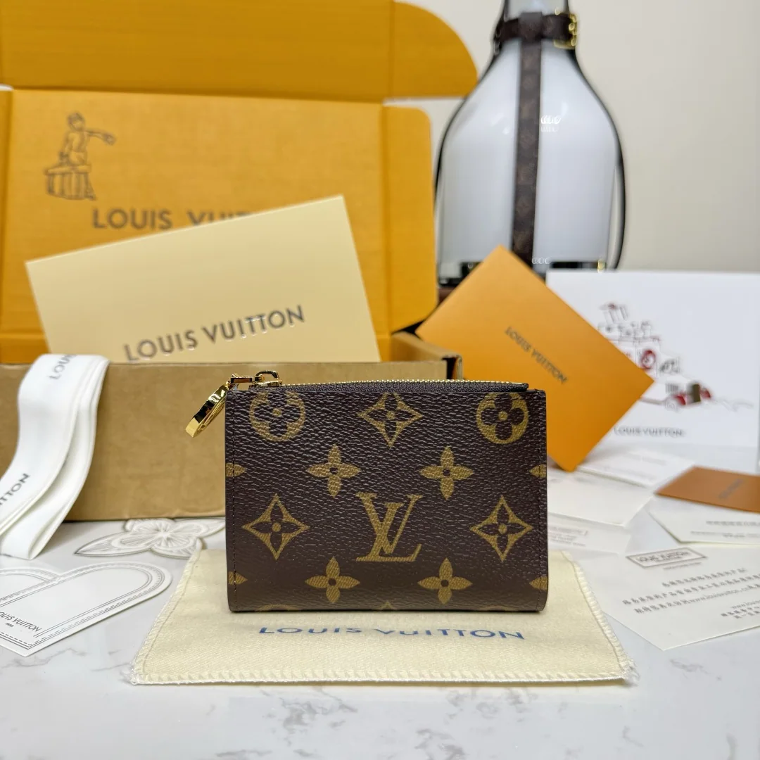 루이비통 모노그램 캔버스 투톤 지퍼 지갑 상세 이미지 1