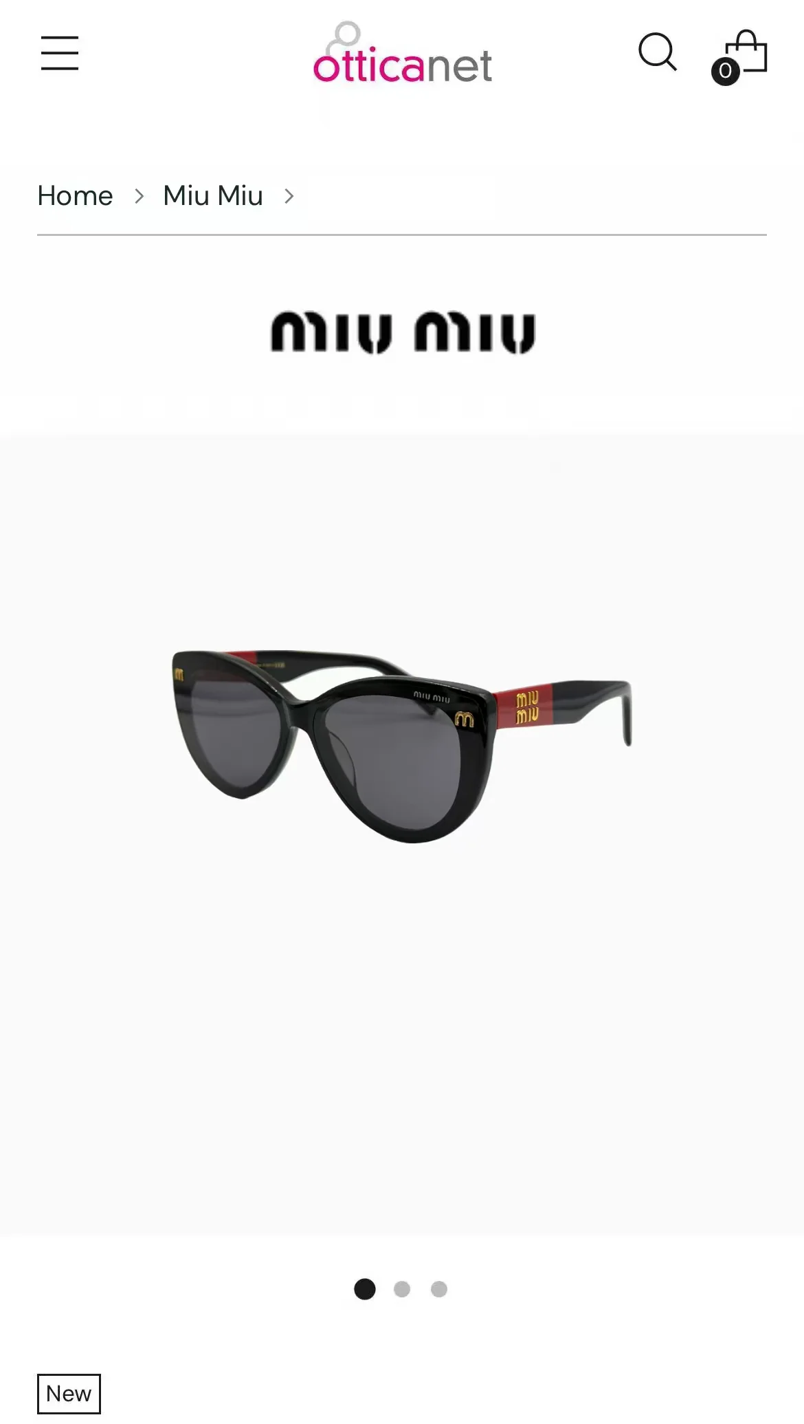 미우미우 MU 65 ZS 선글라스 상세 이미지 5